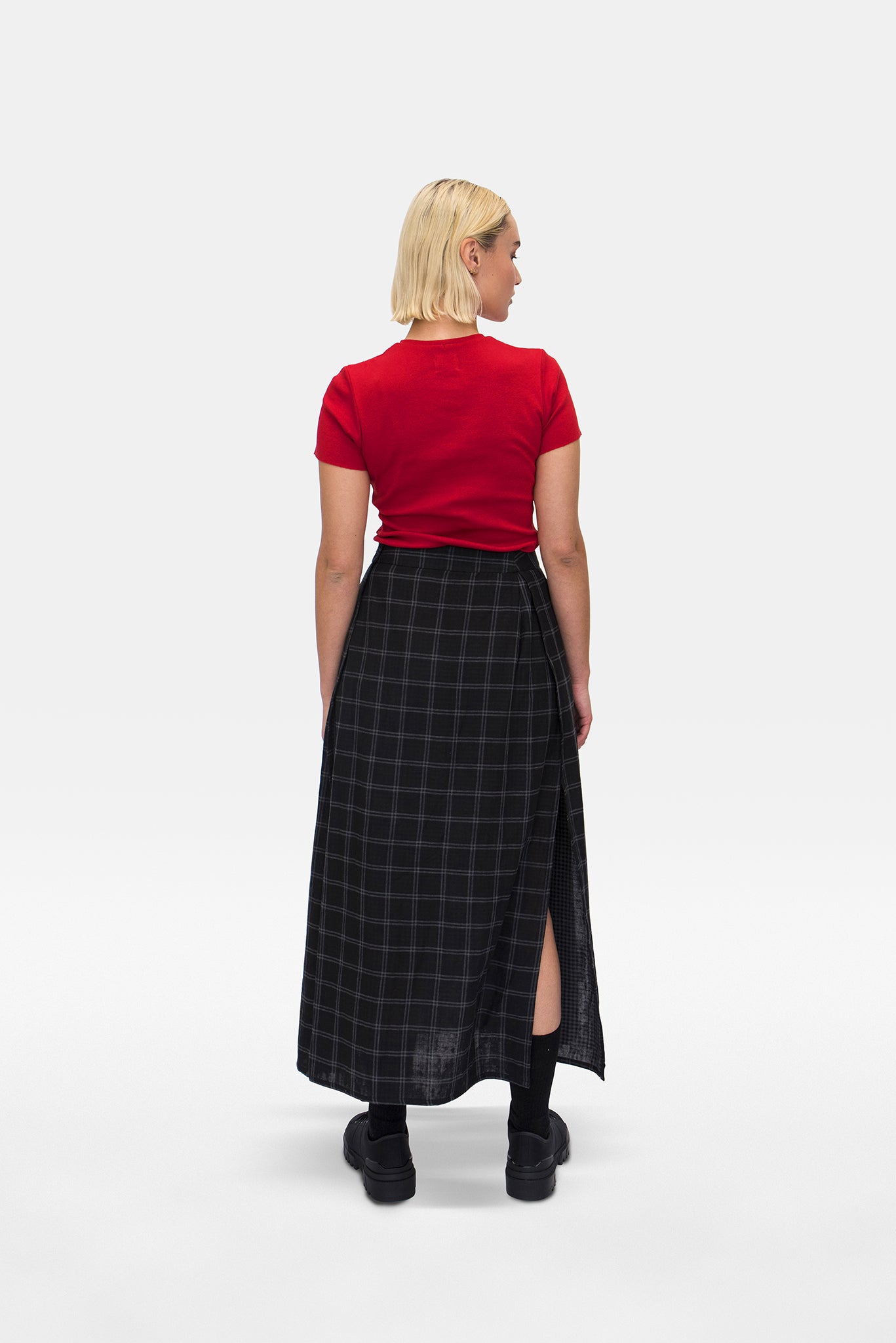 A.BCH A.35 Cherry Rib T-Shirt in Organic Cotton Rib