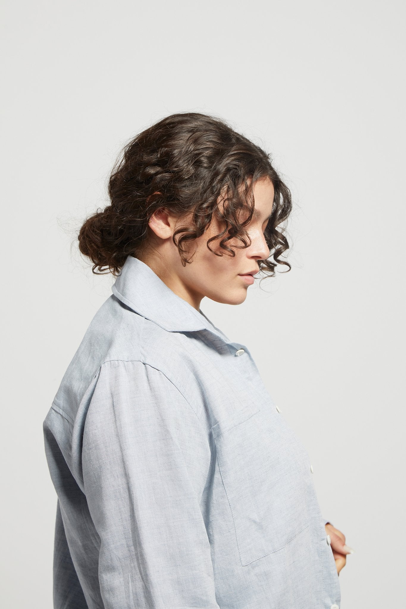 A.BCH A.04 Light Indigo in Hemp Organic Cotton Chambray
