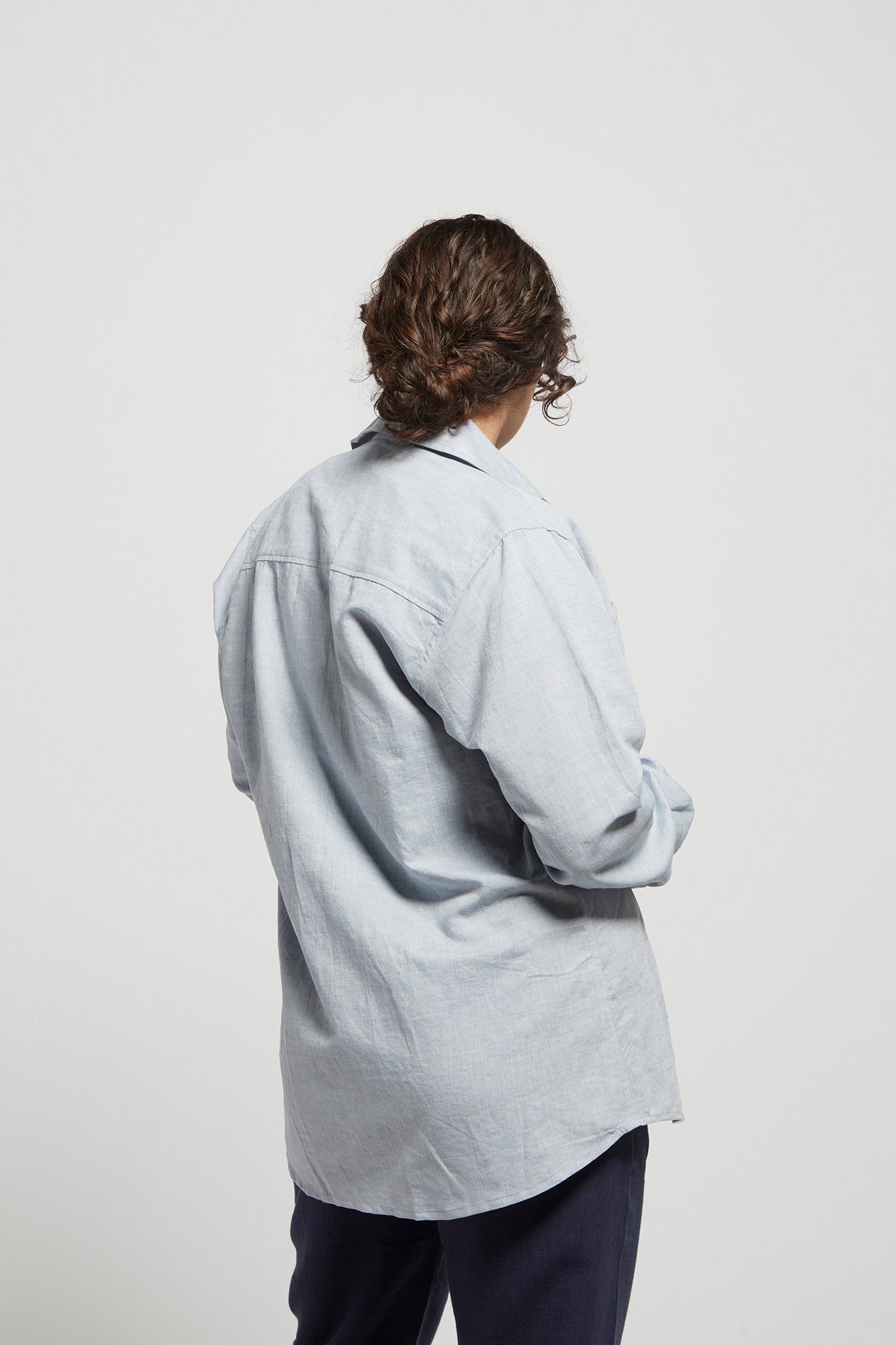 A.BCH A.04 Light Indigo in Hemp Organic Cotton Chambray