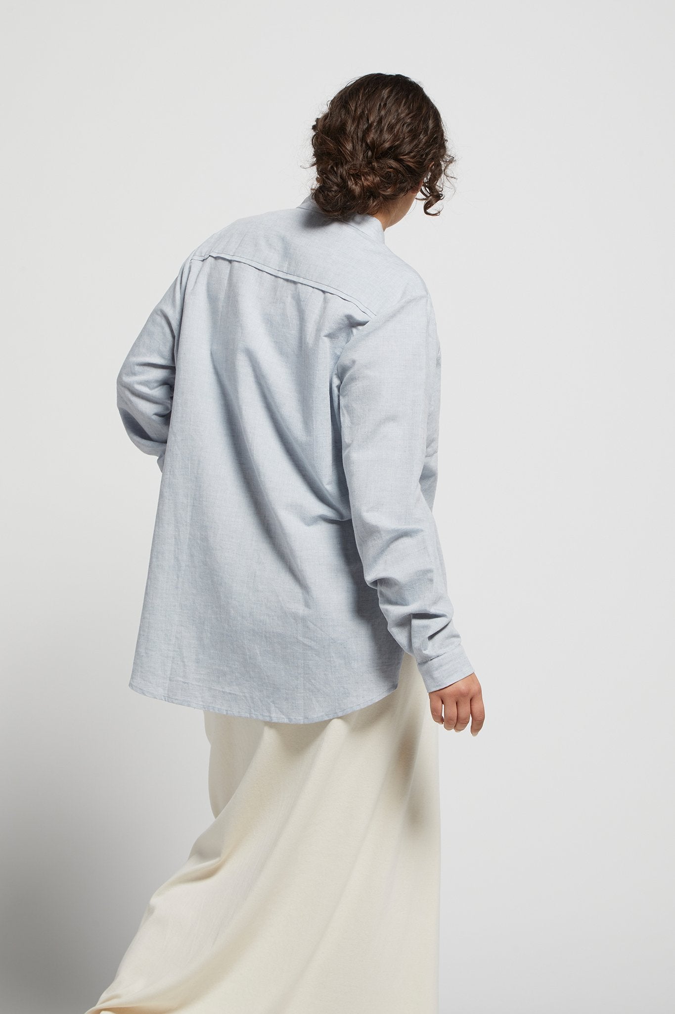 A.BCH A.05 Light Indigo Hemp Organic Cotton Chambray