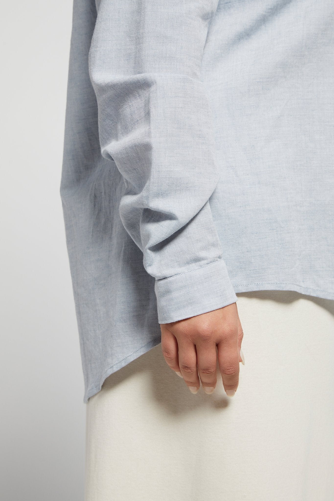 A.BCH A.05 Light Indigo Hemp Organic Cotton Chambray