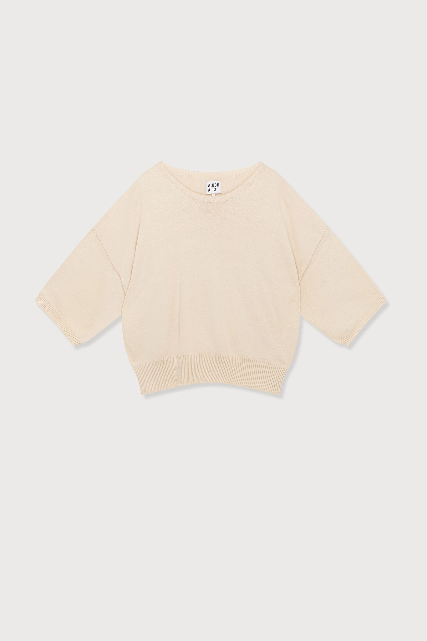 A.BCH A.13 Peach Crop Zero Waste Sweater in Organic Cotton