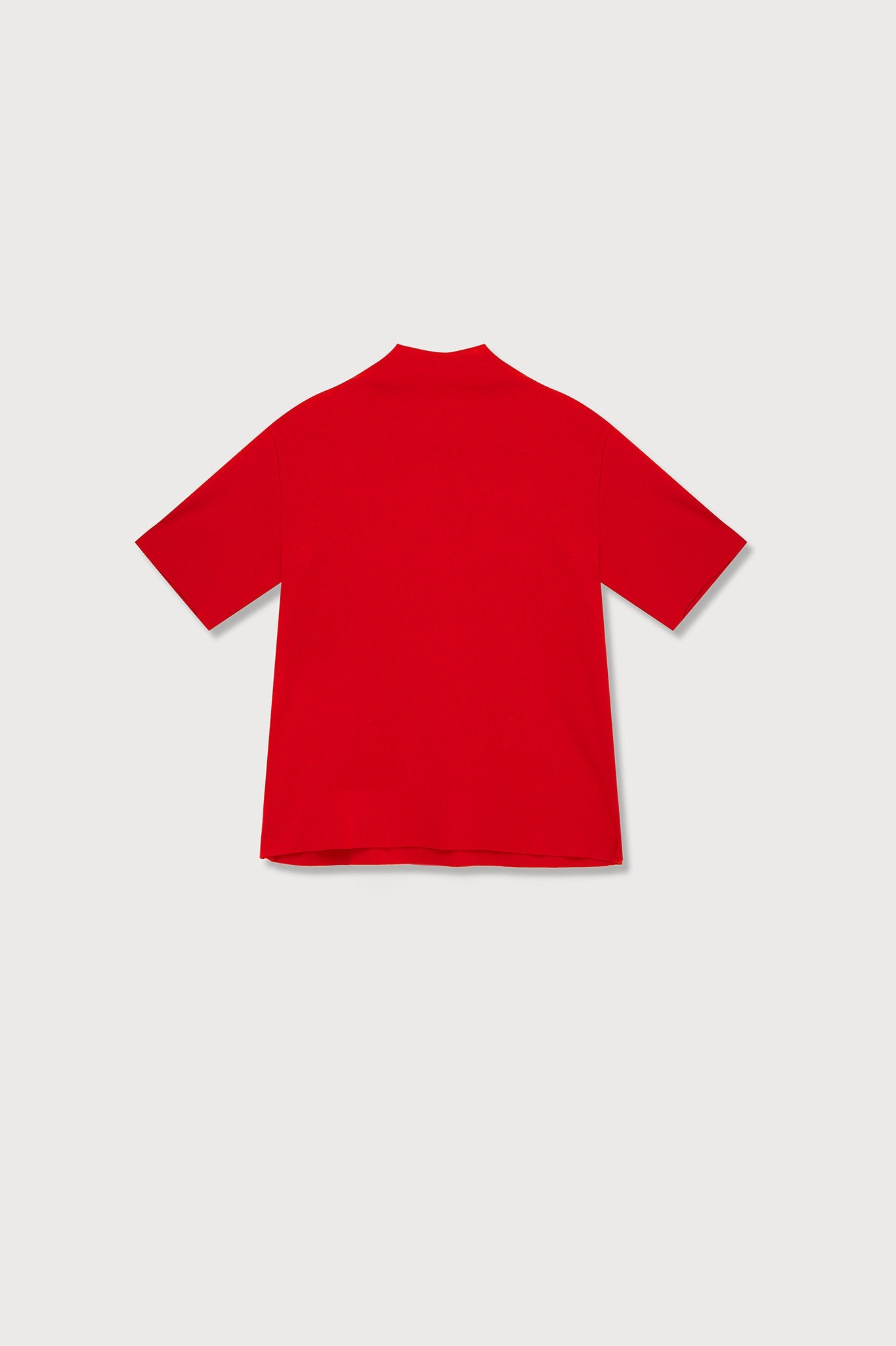 A.BCH A.14 Cherry Short Sleeve Skivvy in Organic Cotton Rib