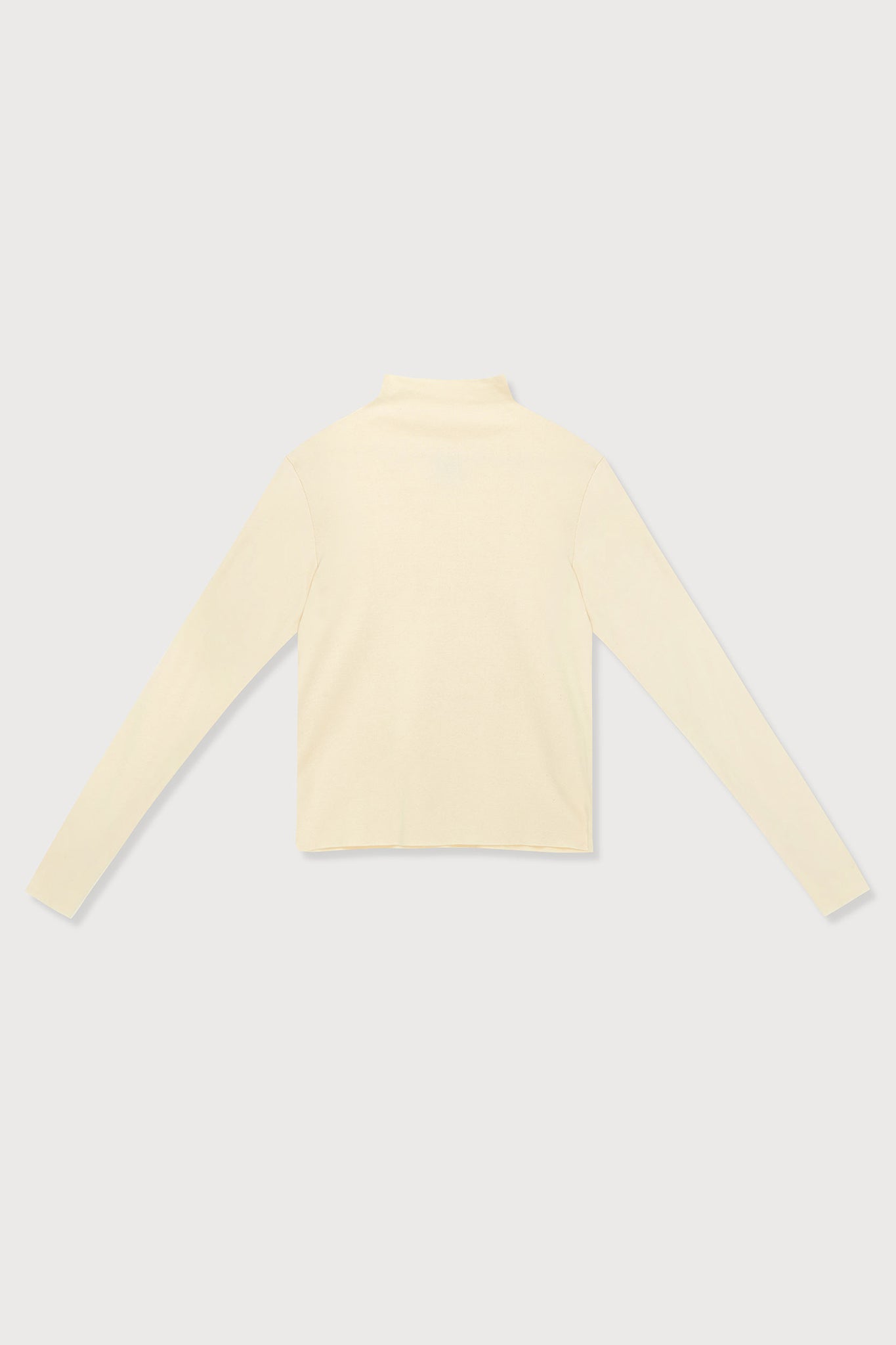 A.BCH A.14 Undyed Long Sleeve Skivvy in Organic Cotton Rib