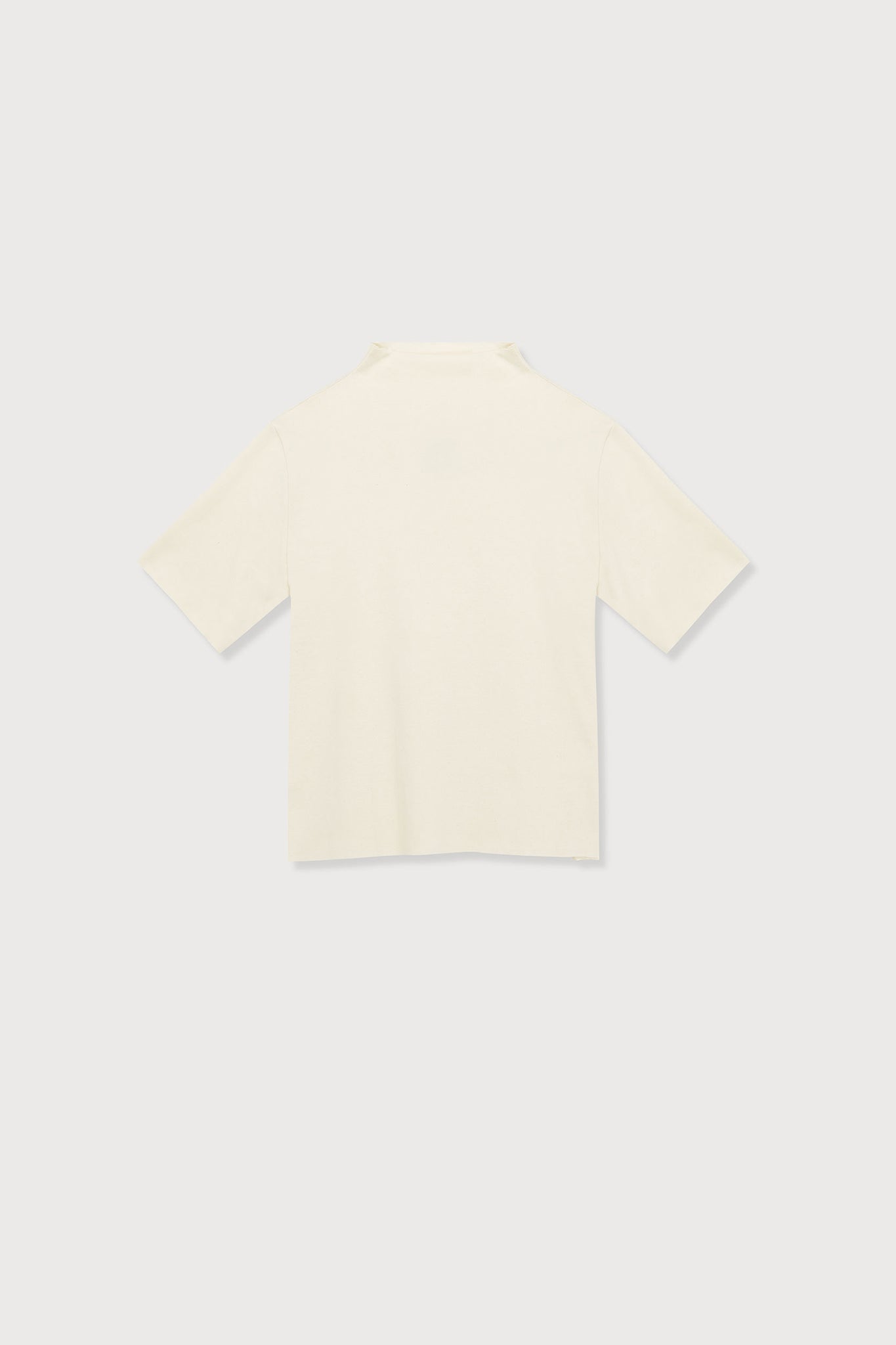 A.BCH A.14 Undyed Short Sleeve Skivvy in Organic Cotton Rib