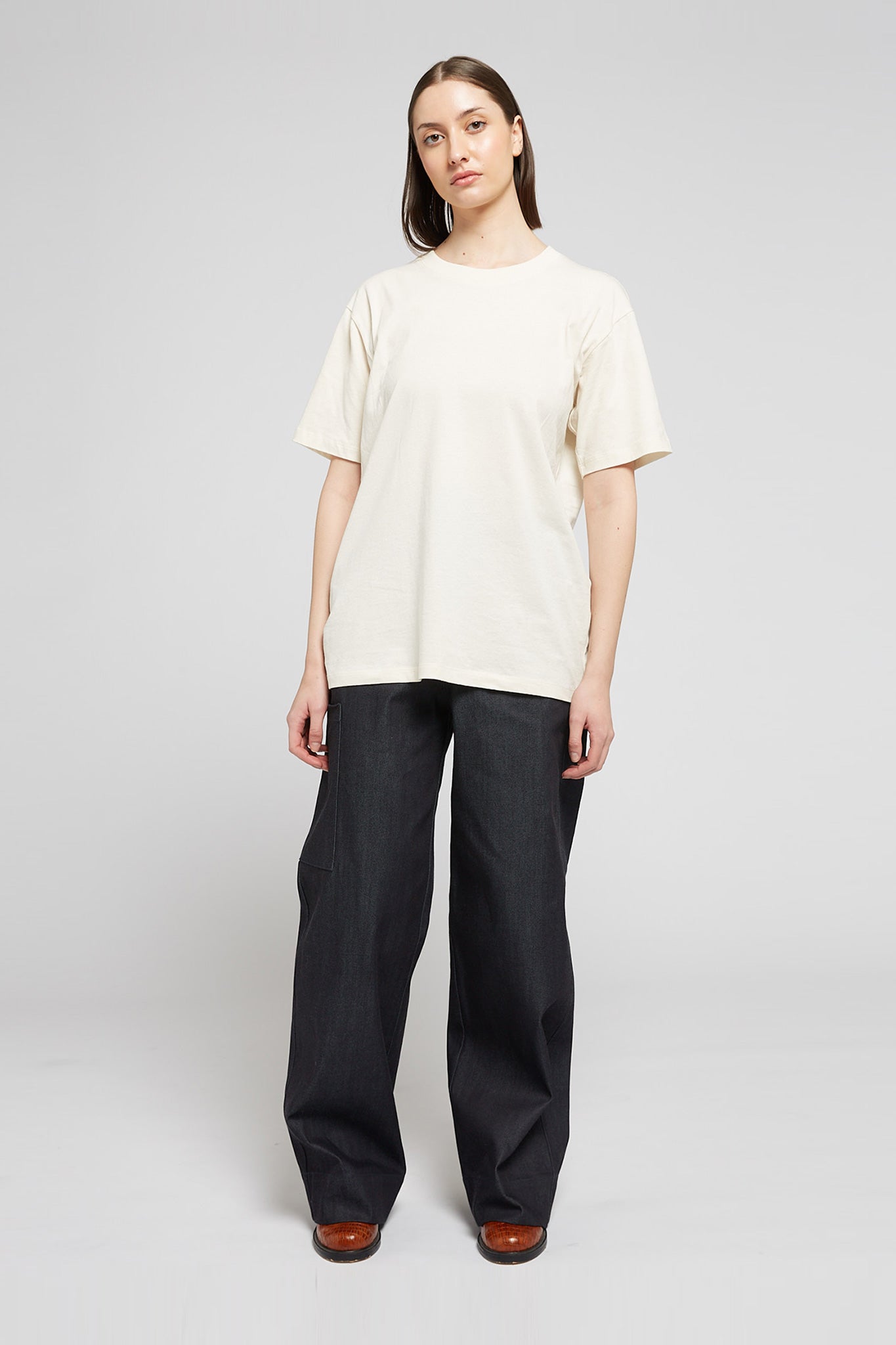 A.15 Undyed Classic Tshirt in Organic and Recycled Cotton