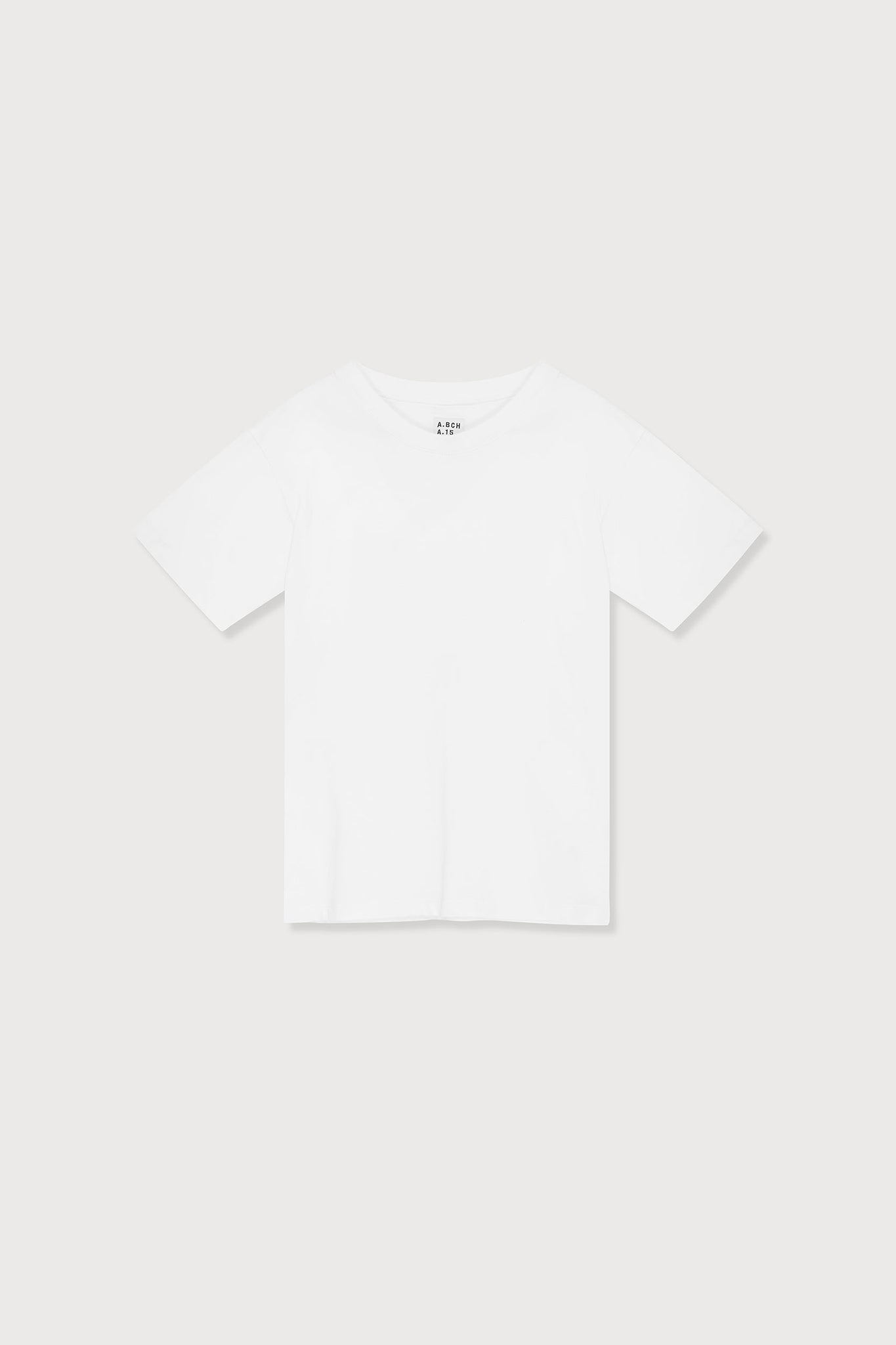 A.BCH A.15 White Classic T-Shirt in Organic Cotton