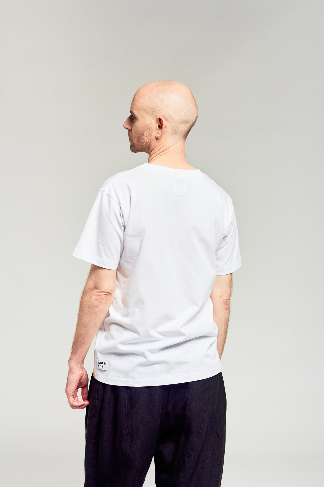 A.BCH A.15 White Classic T-shirt in Organic Cotton