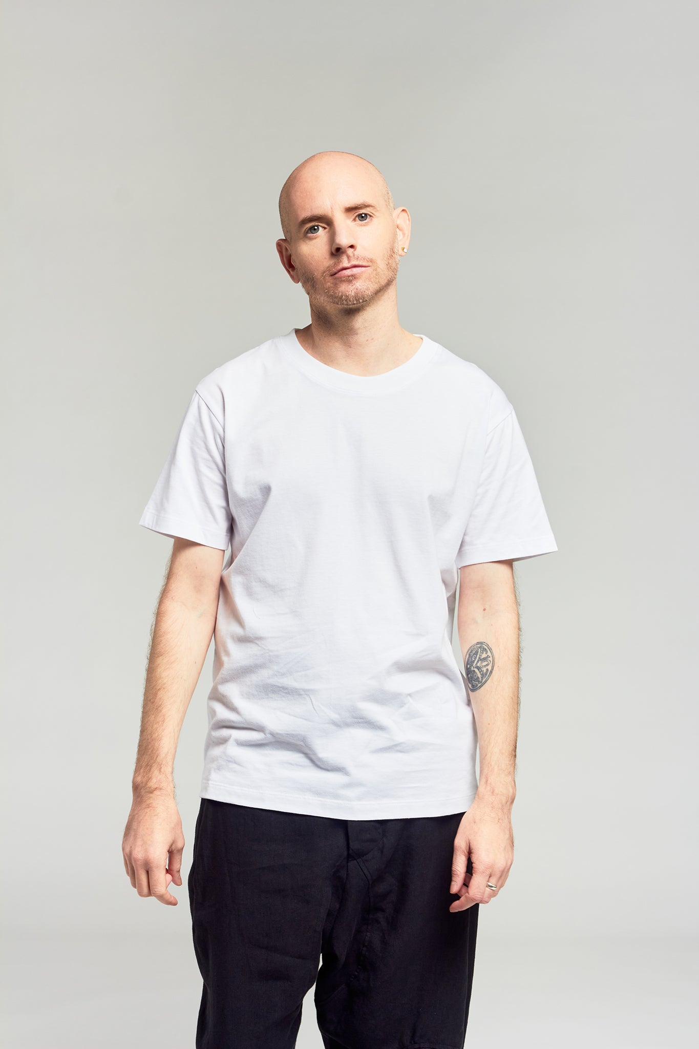 A.BCH A.15 White Classic T-shirt in Organic Cotton