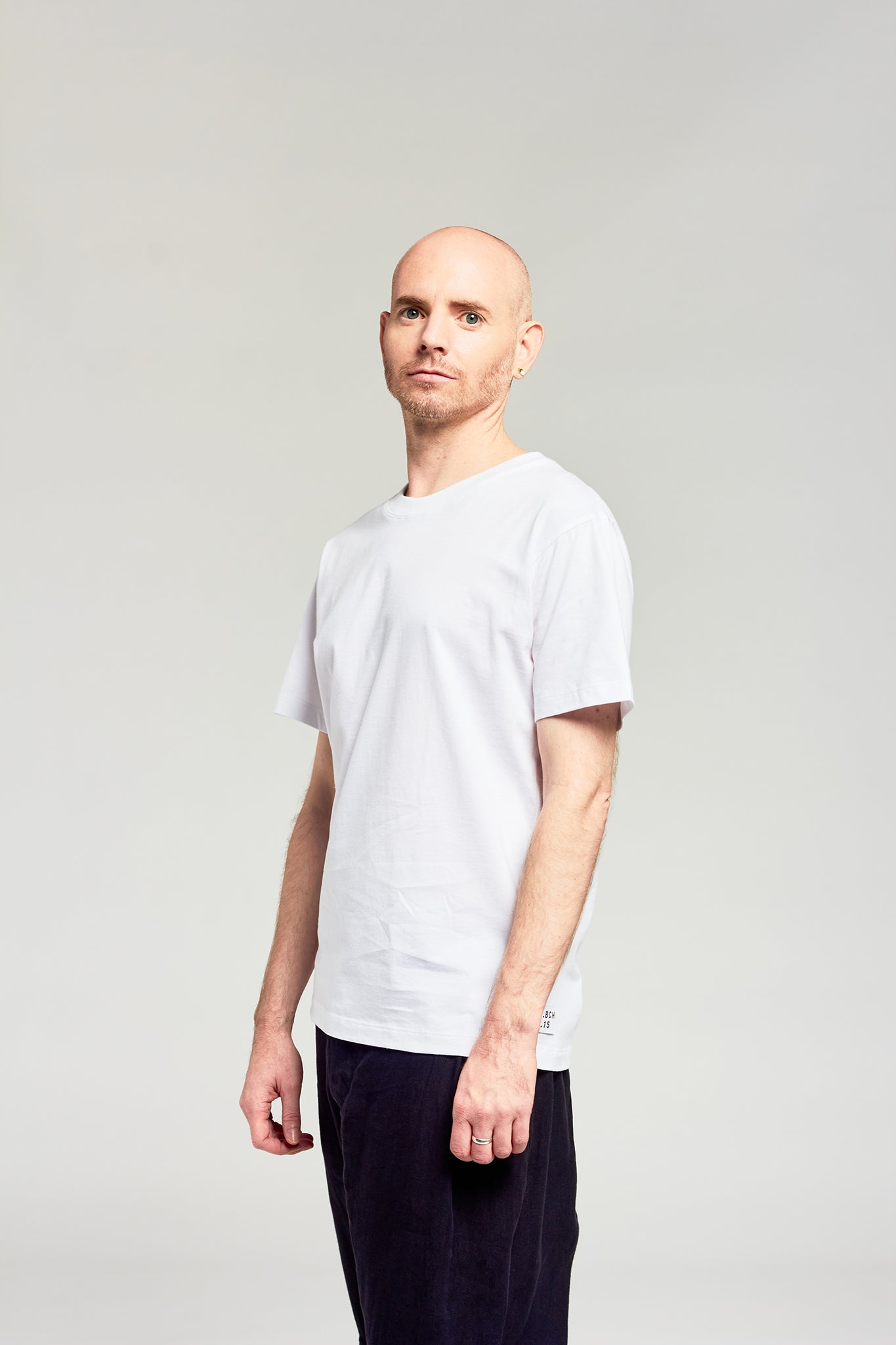 A.BCH A.15 White Classic T-shirt in Organic Cotton