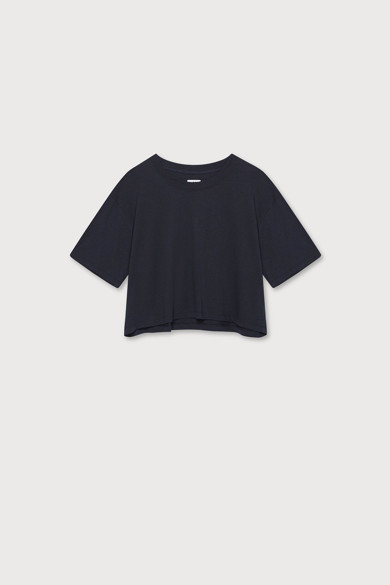 A.BCH A.15 Navy Crop T-Shirt in Organic Cotton