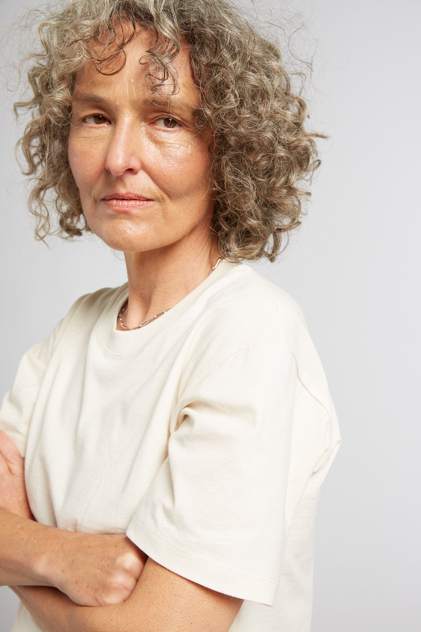 A.BCH A.15 Undyed Crop T-Shirt in Organic Cotton