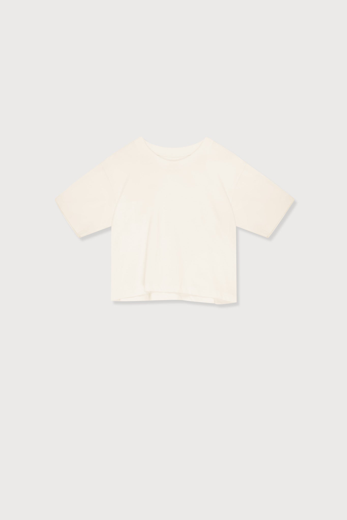 A.BCH A.15 Undyed Crop T-Shirt in Organic Cotton