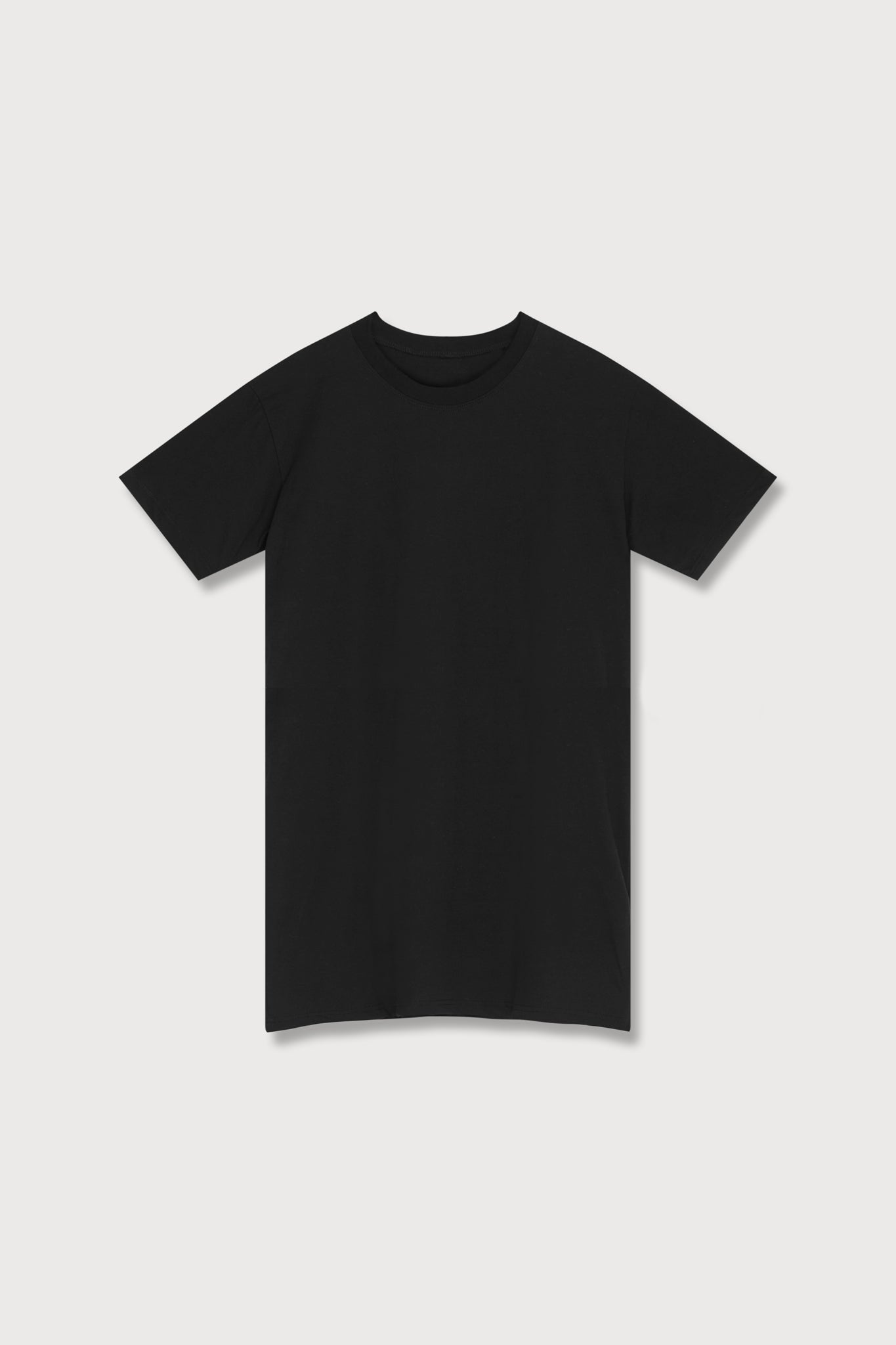 A.BCH A.15 Black Long Line Tshirt in Organic Cotton