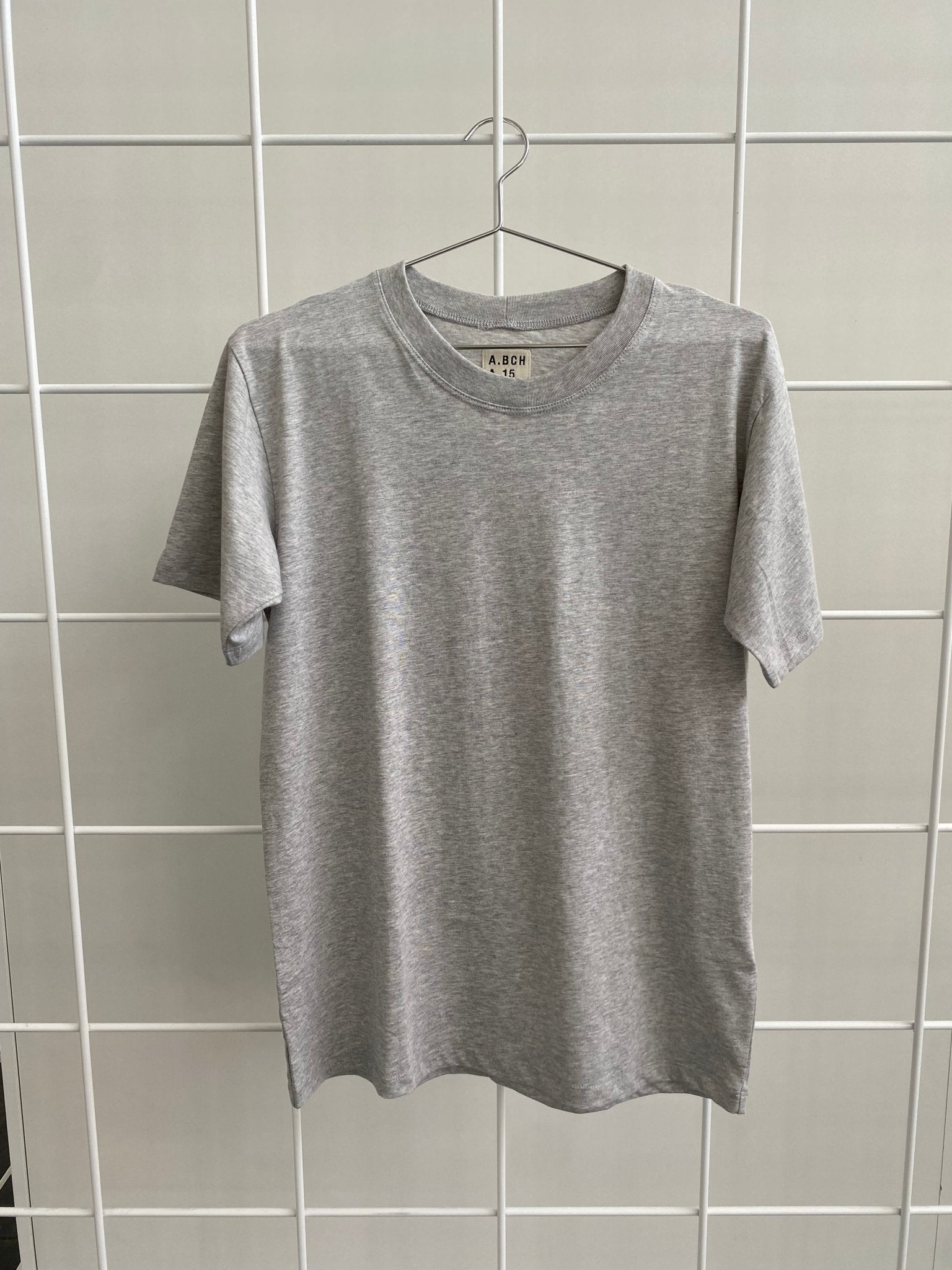 A.BCH A.15 Grey Marle Classic T-Shirt in Organic Cotton