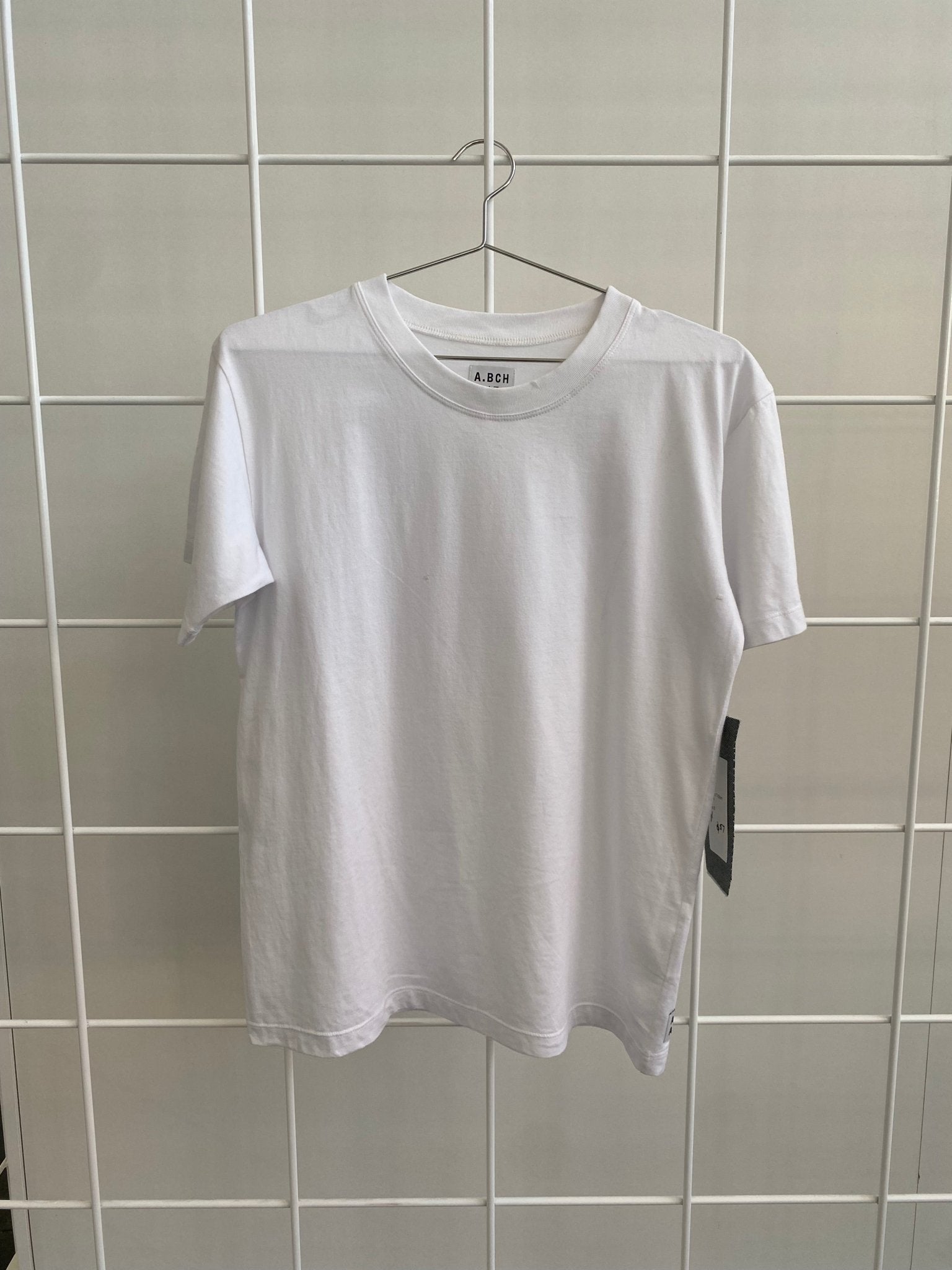 A.BCH A.15 White Classic T-shirt in Organic Cotton