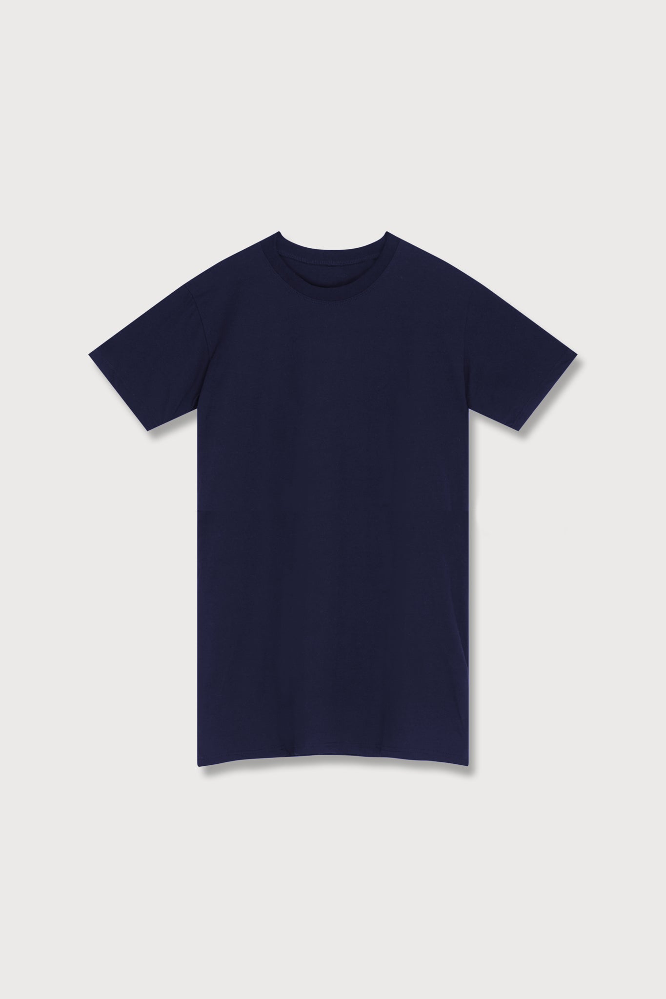 A.BCH A.15 Navy Long Line Tshirt in Organic Cotton