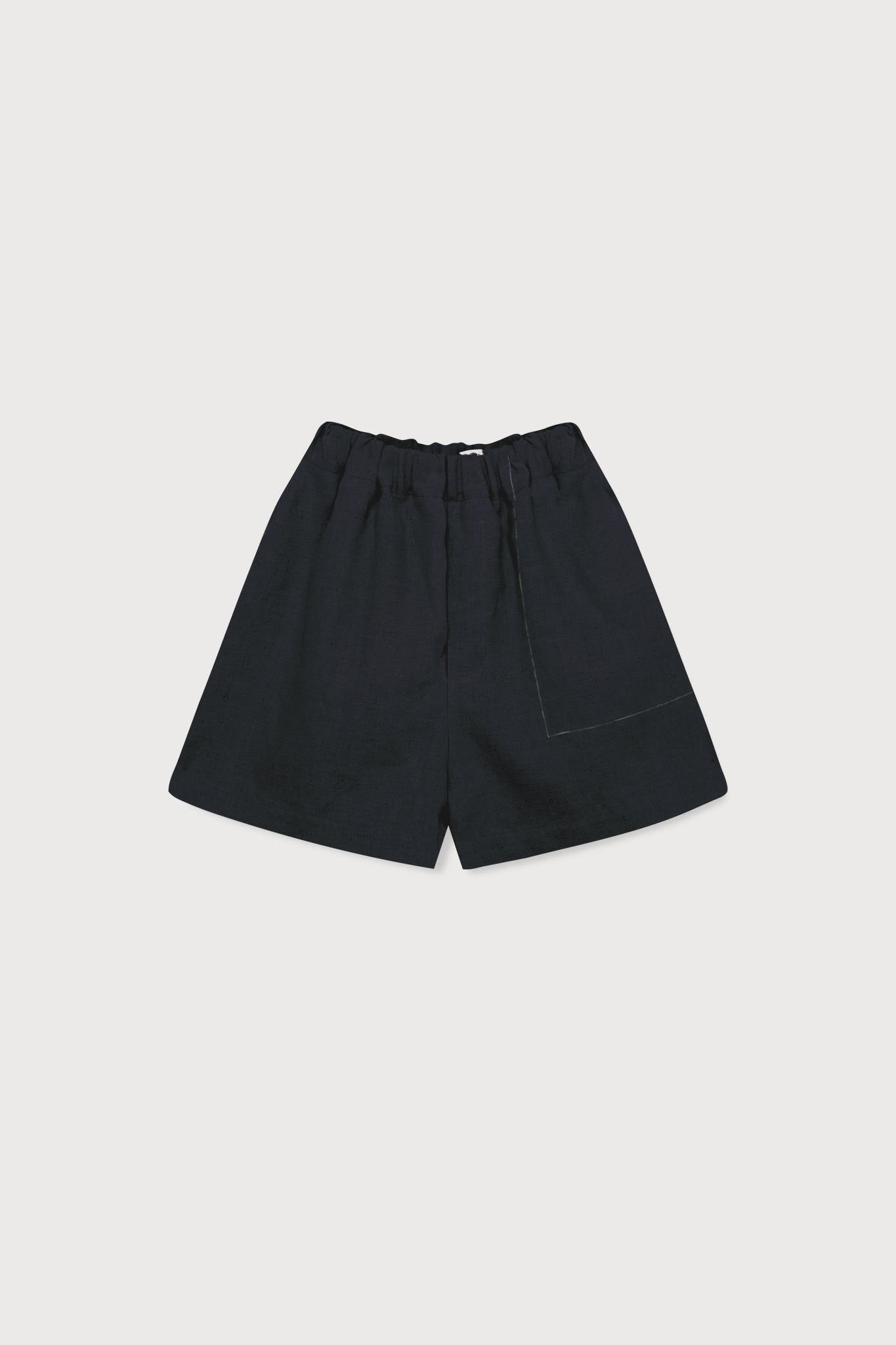 A.BCH A.16 Dark Indigo Signature Shorts in Organic Cotton Raw Denim
