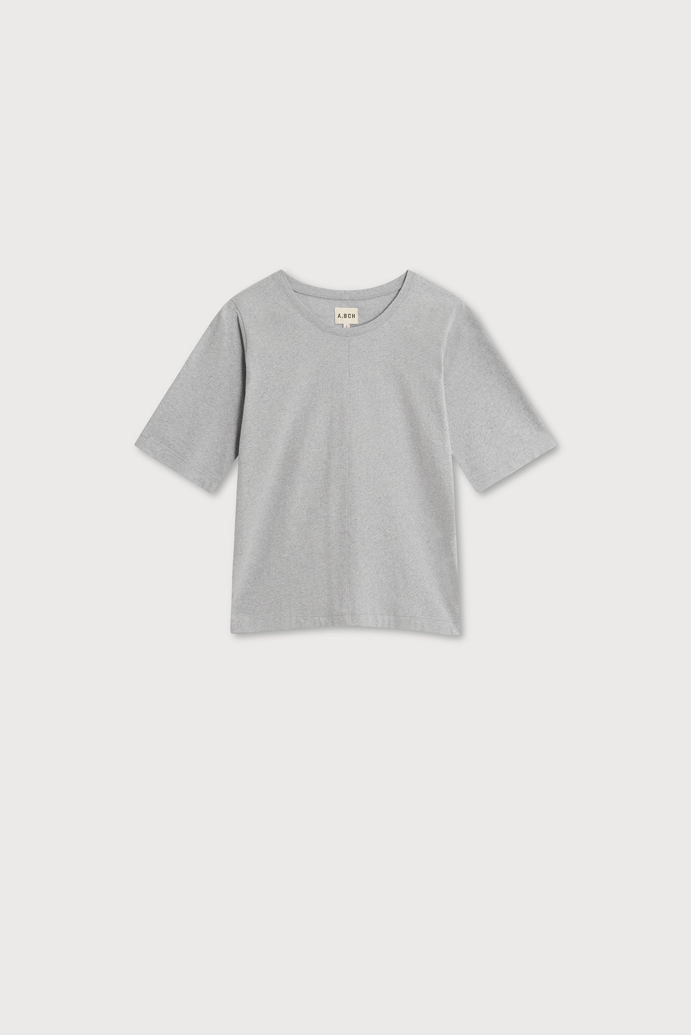 A.27 Light Blue Marle Tailored T-Shirt in Recycled + Organic Cotton