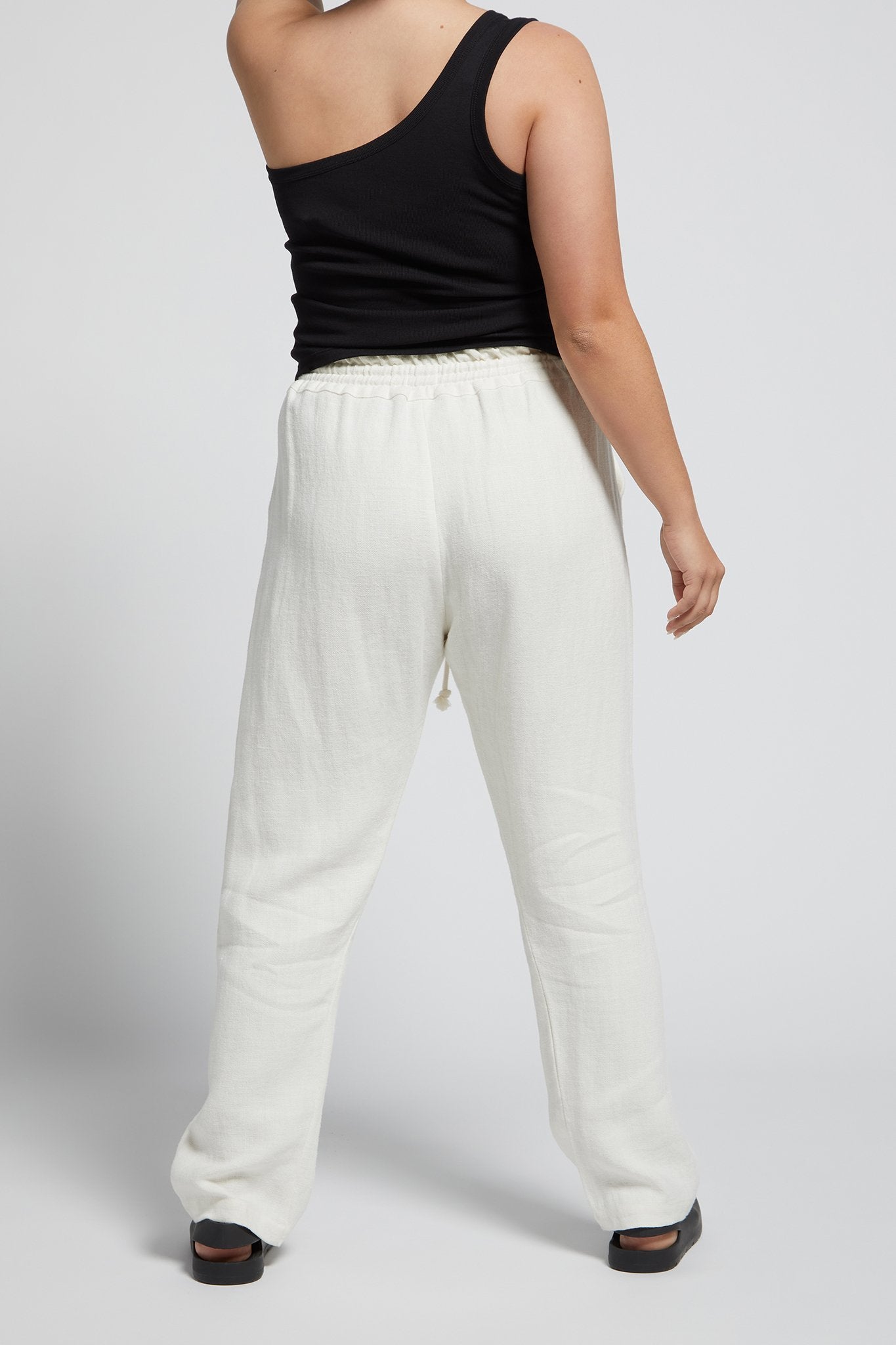 A.BCH A.32 Ivory Joggers in Hemp
