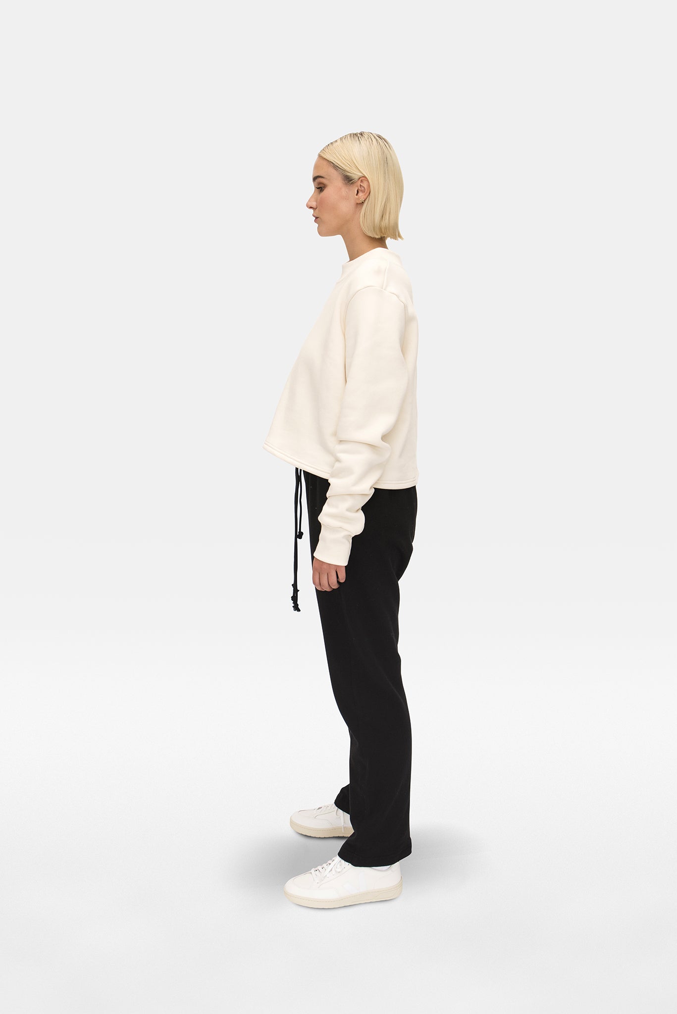 A.BCH A.32 Black Every Day Joggers in Organic Cotton Terry