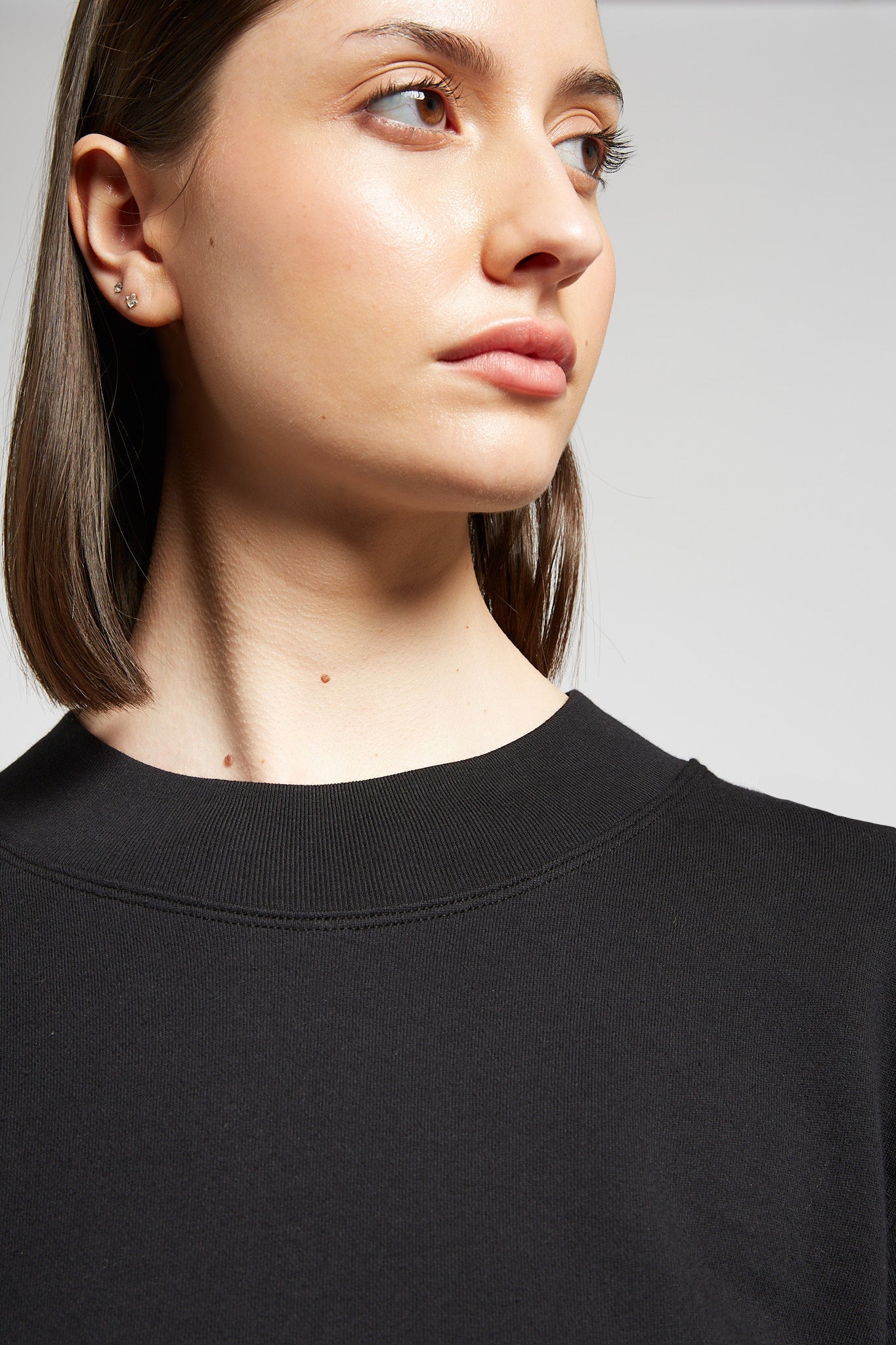 A.BCH A.33 Black Sweater in Organic Cotton