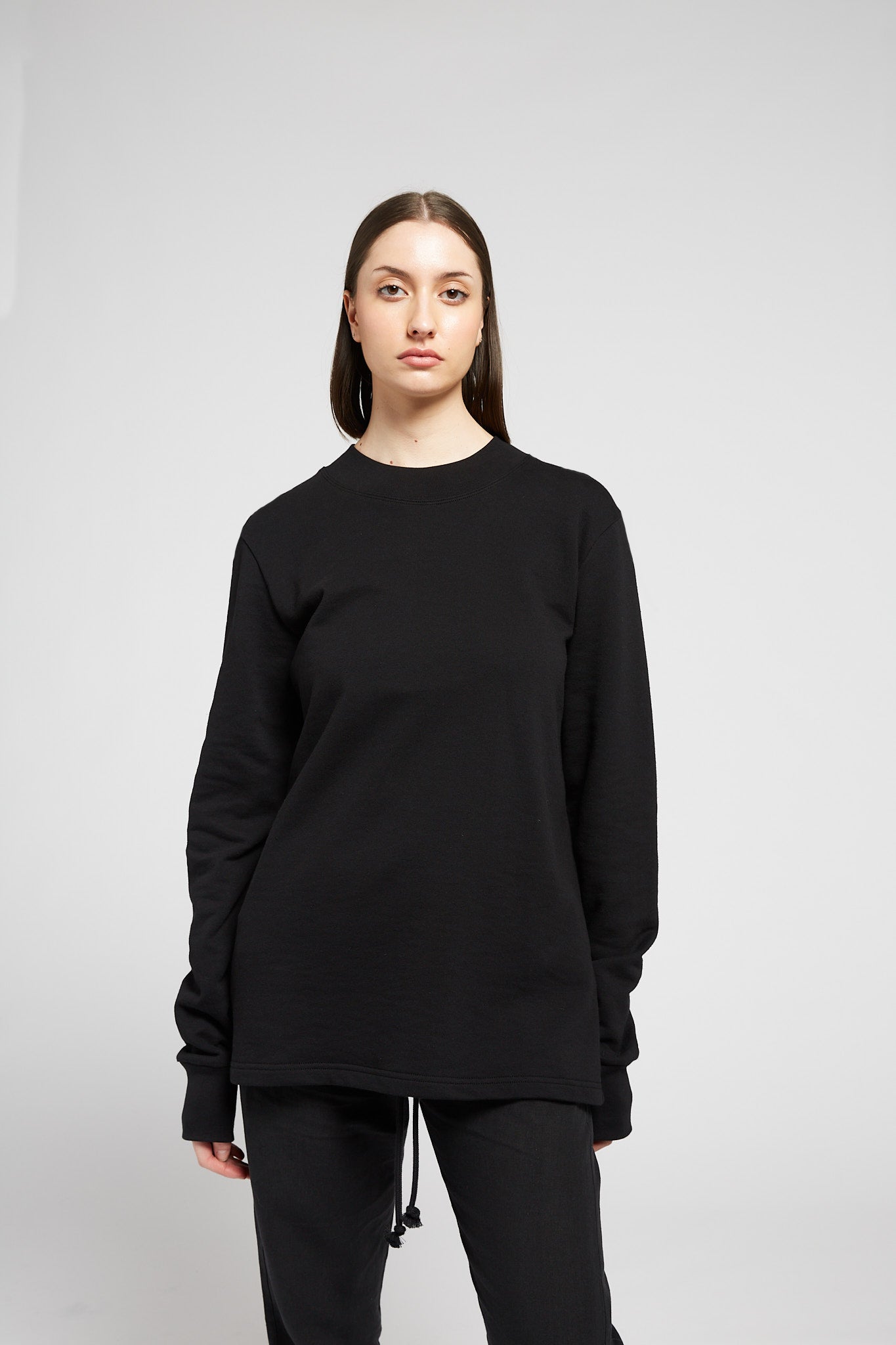 A.BCH A.33 Black Sweater in Organic Cotton