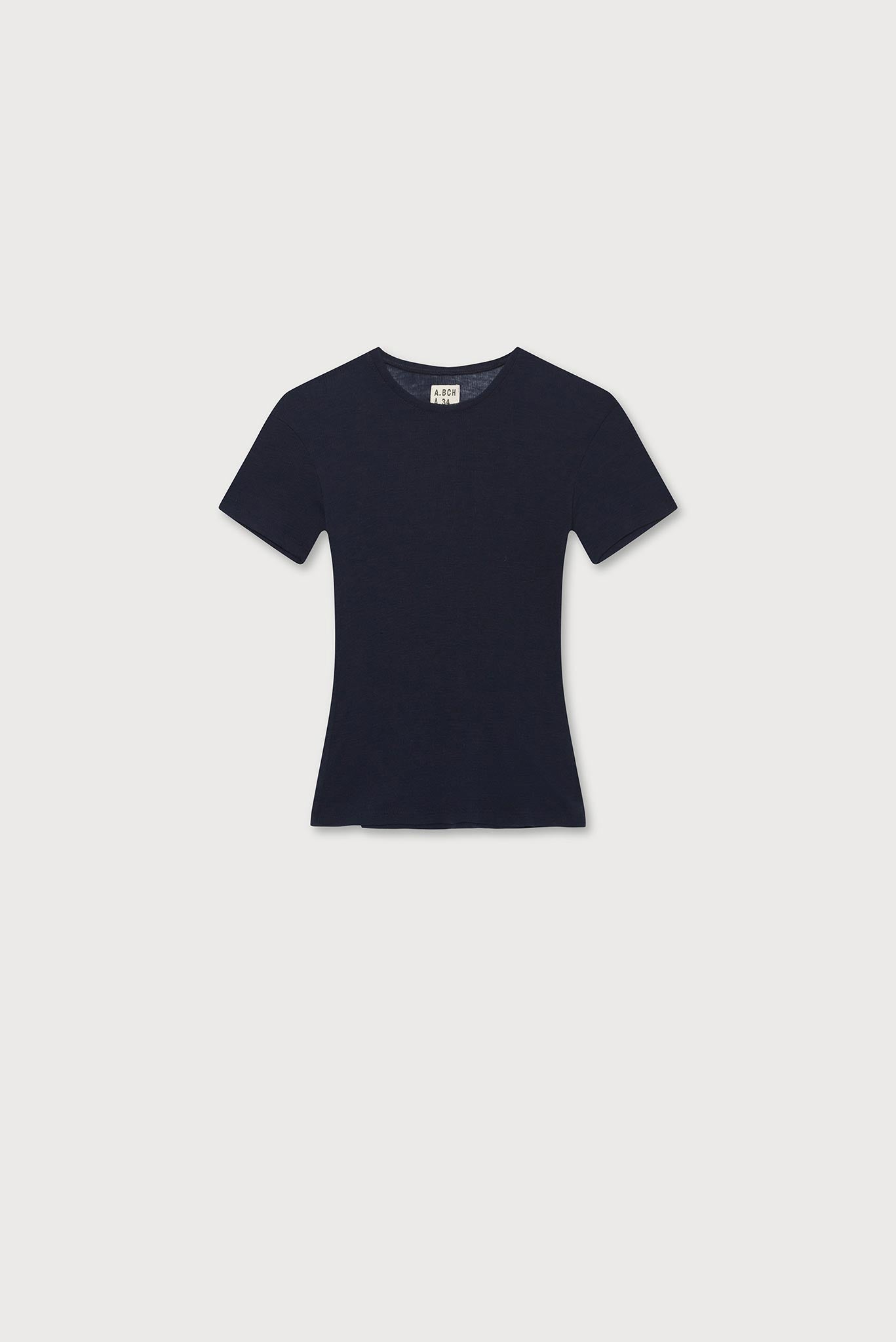 A.BCH A.34 Midnight Short Sleeve Thermal T-Shirt in Australian Merino