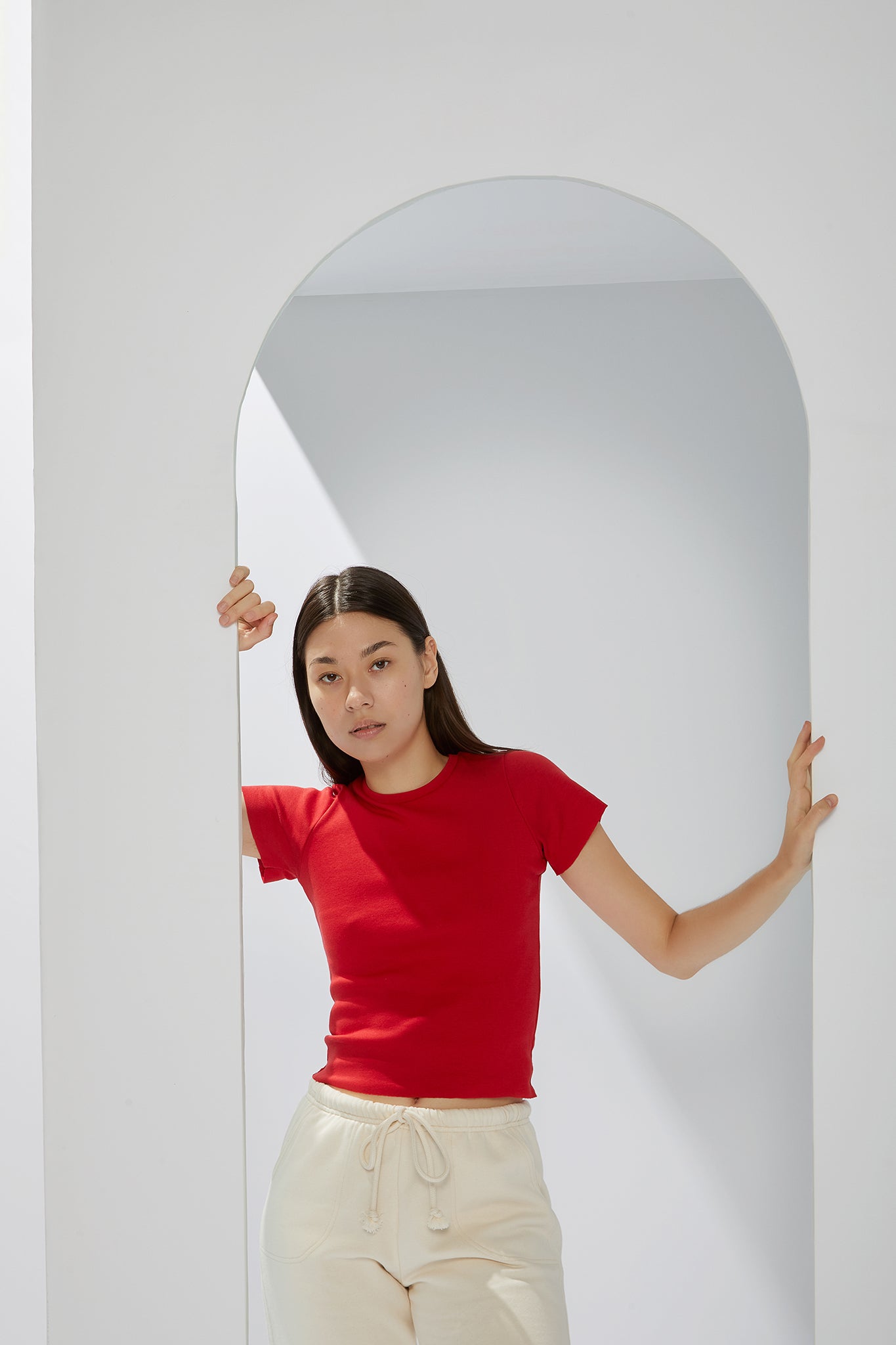 A.BCH A.35 Cherry Rib T-Shirt in Organic Cotton
