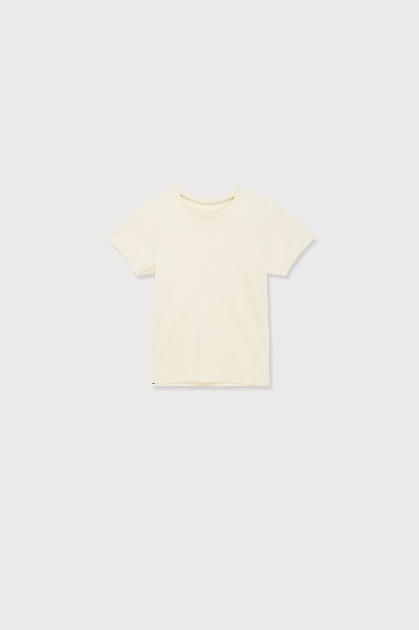 A.BCH A.35 Undyed Rib T-Shirt in Organic Cotton