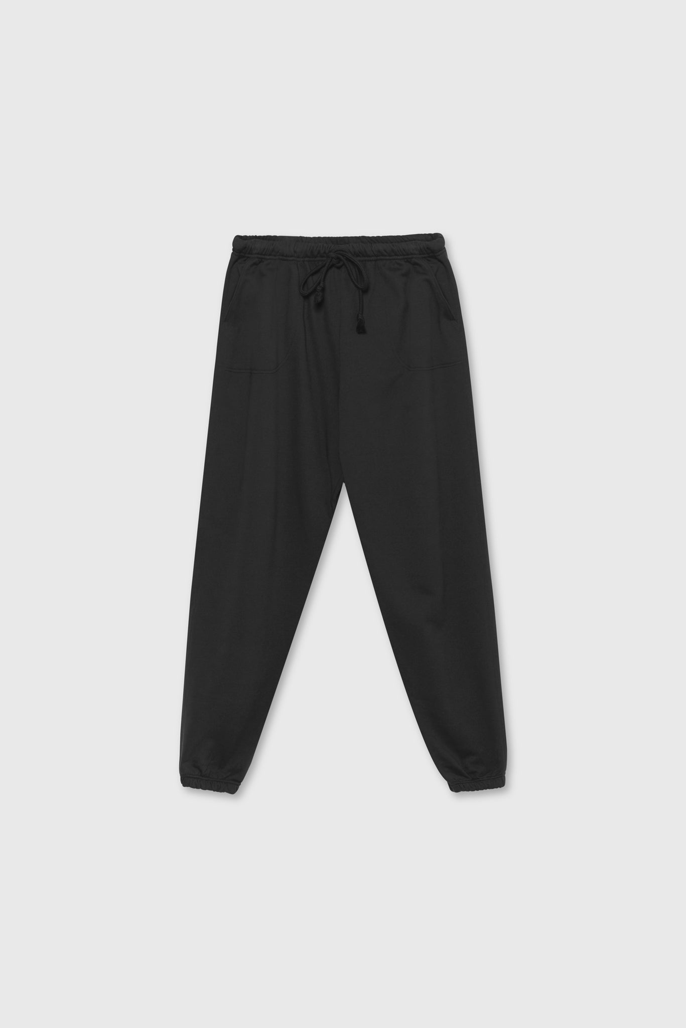 A.BCH A.37 Black Trackpants in Organic Cotton