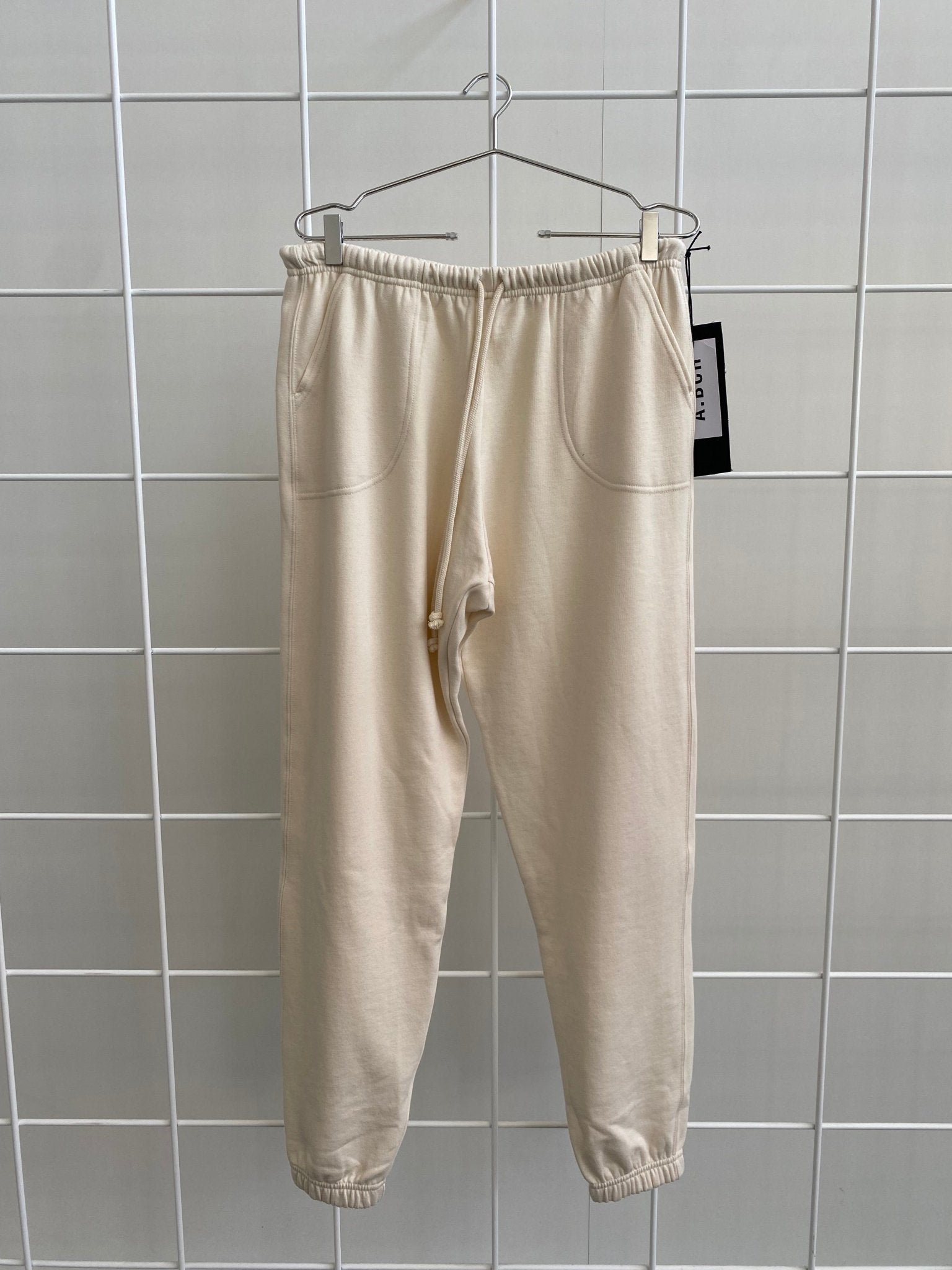 A.BCH A.37 Undyed Fleecy Trackpants in Organic Cotton