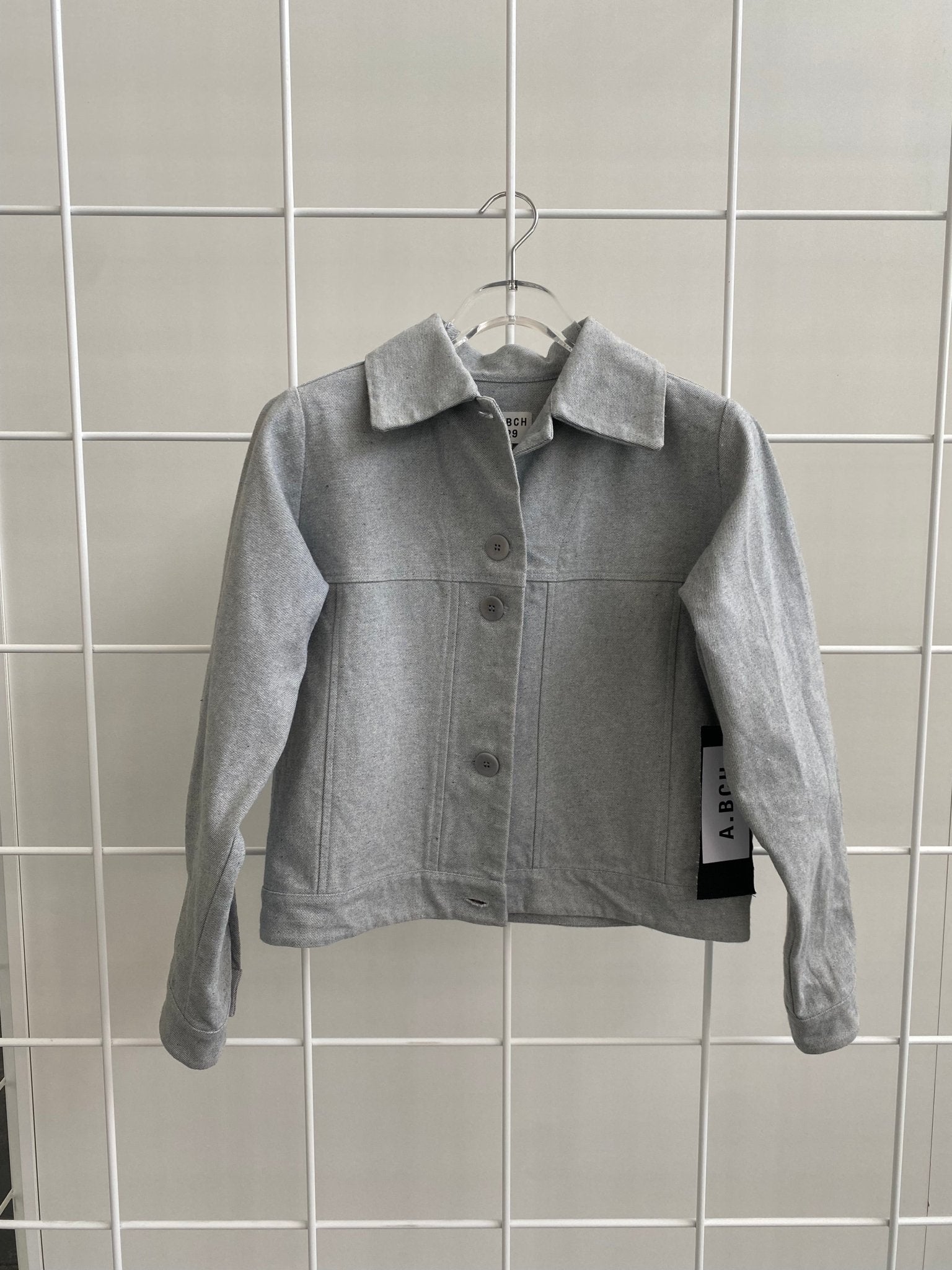 A.BCH A.38 Light Indigo Denim Jacket in Recycled Cotton