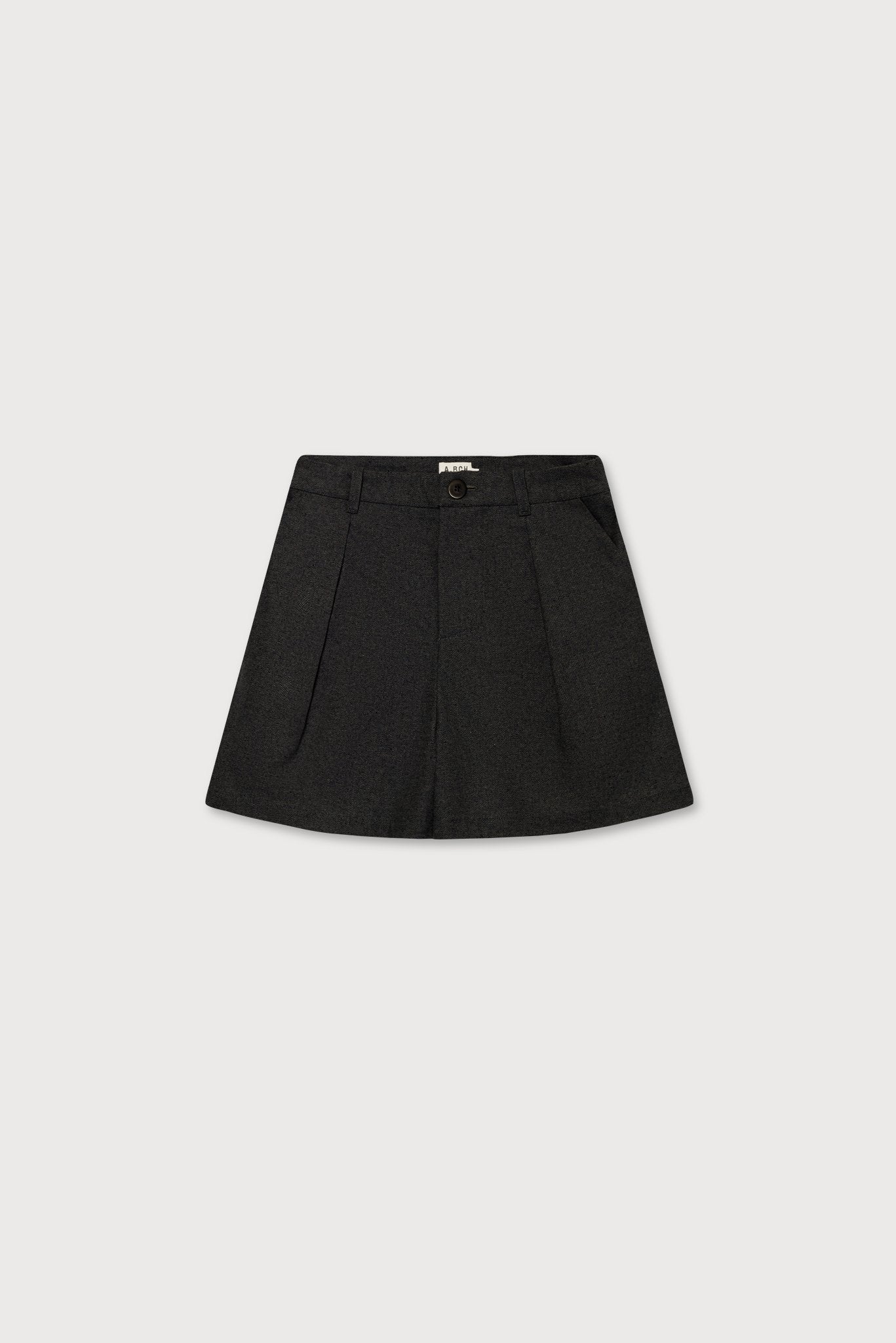 A.BCH A.39 Dark Indigo Raw Denim Tailored Shorts in Organic Cotton