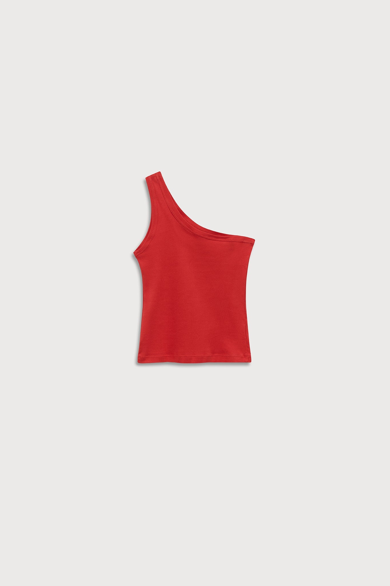 A.BCH A.44 Cherry 1 Shoulder Rib Tank in Organic Cotton