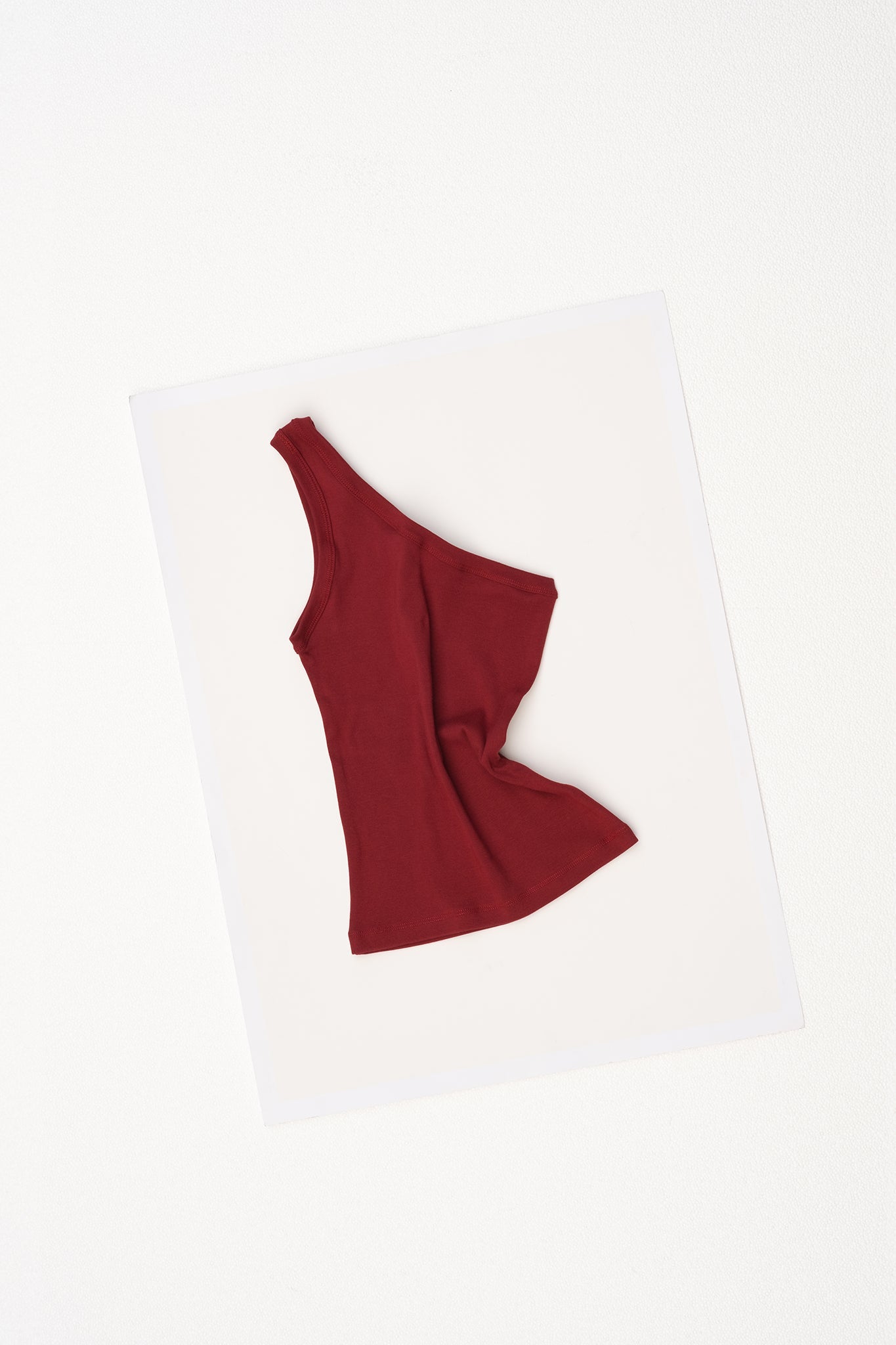A.BCH A.44 Garnet 1 Shoulder Rib Tank in Organic Cotton