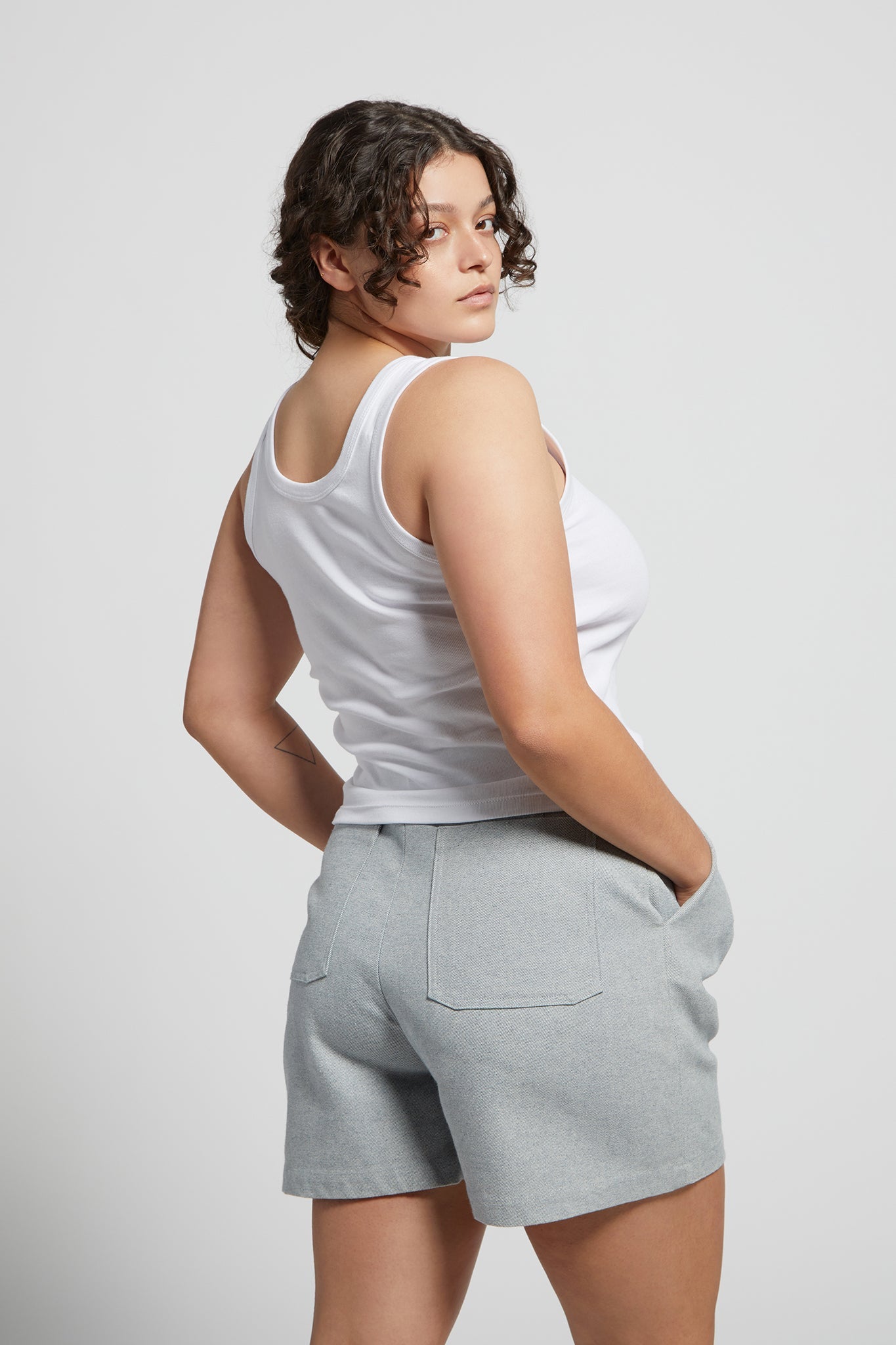 A.BCH A.44 Bone Classic Tank in Organic Cotton