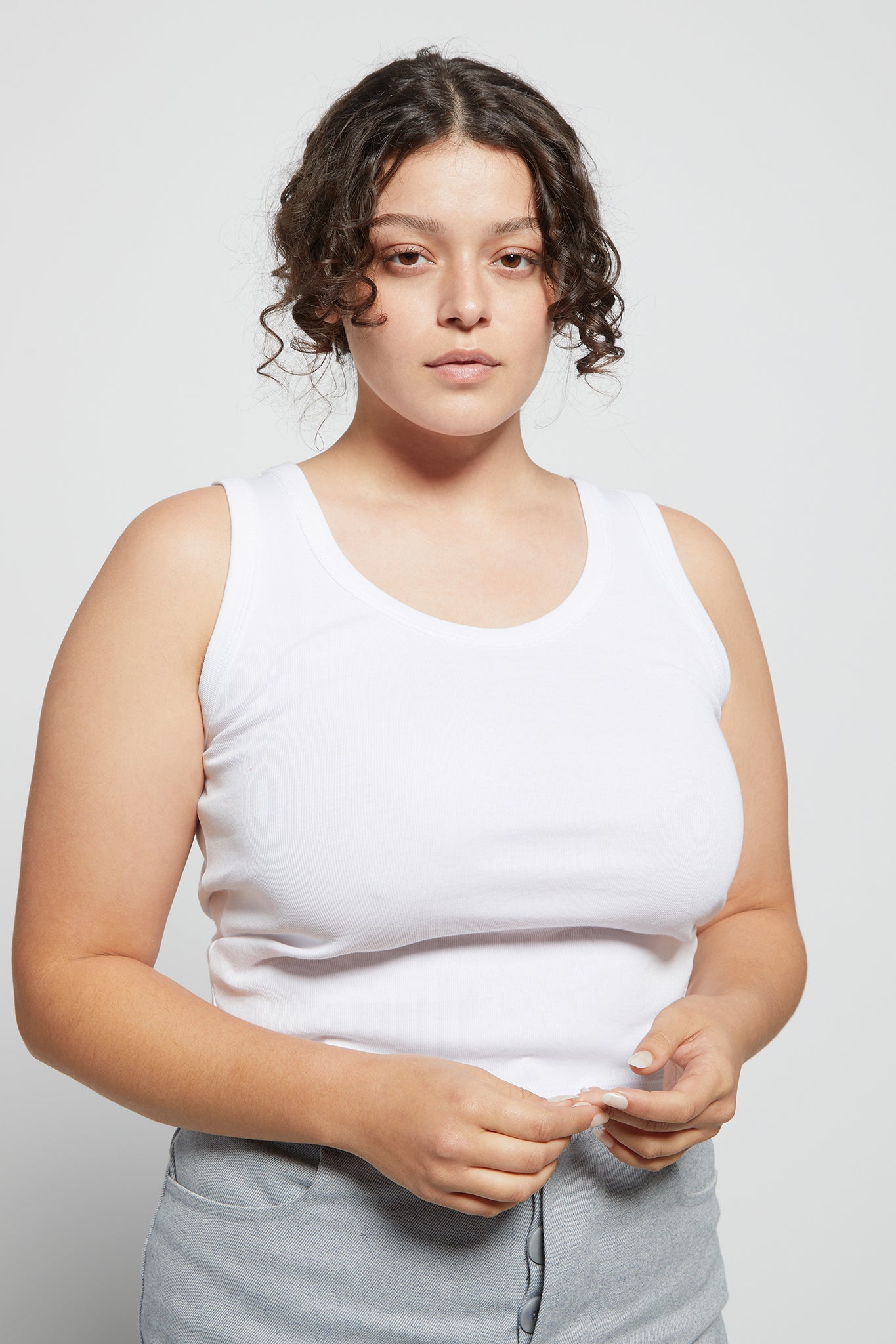 A.BCH A.44 Bone Classic Tank in Organic Cotton