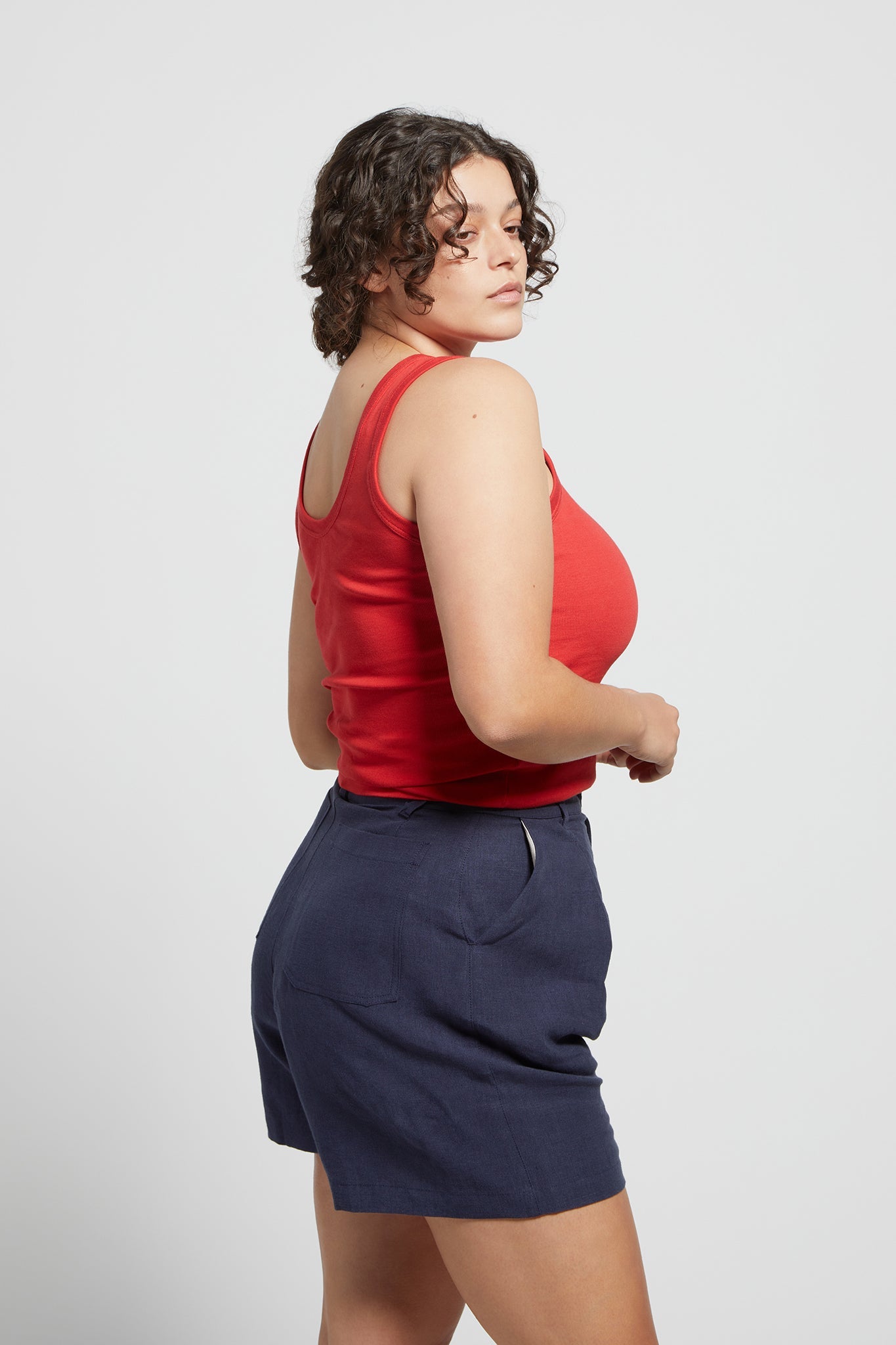 A.BCH A.44 Cherry Classic Tank in Organic Cotton