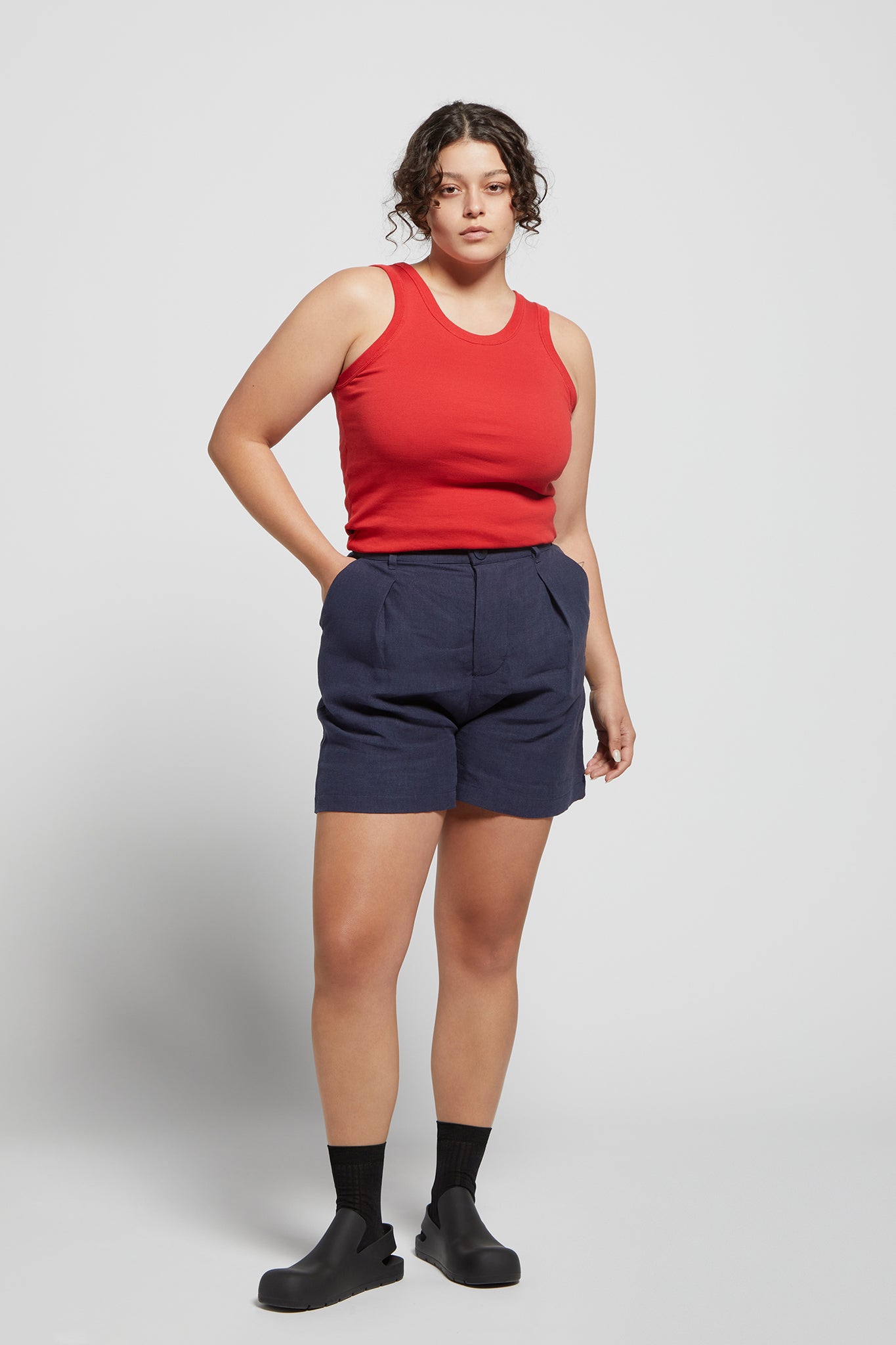 A.BCH A.44 Cherry Classic Tank in Organic Cotton
