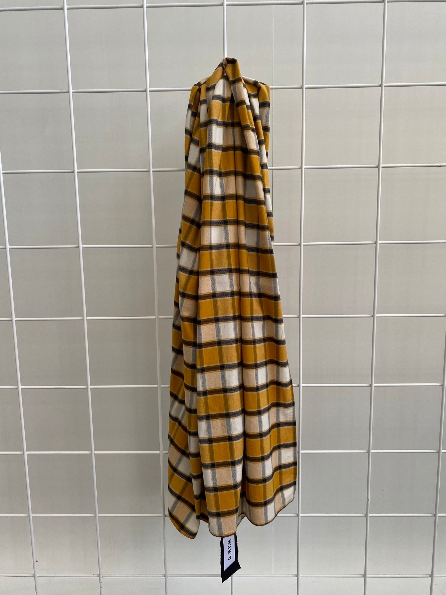 A.47 Marigold Plaid Scarf