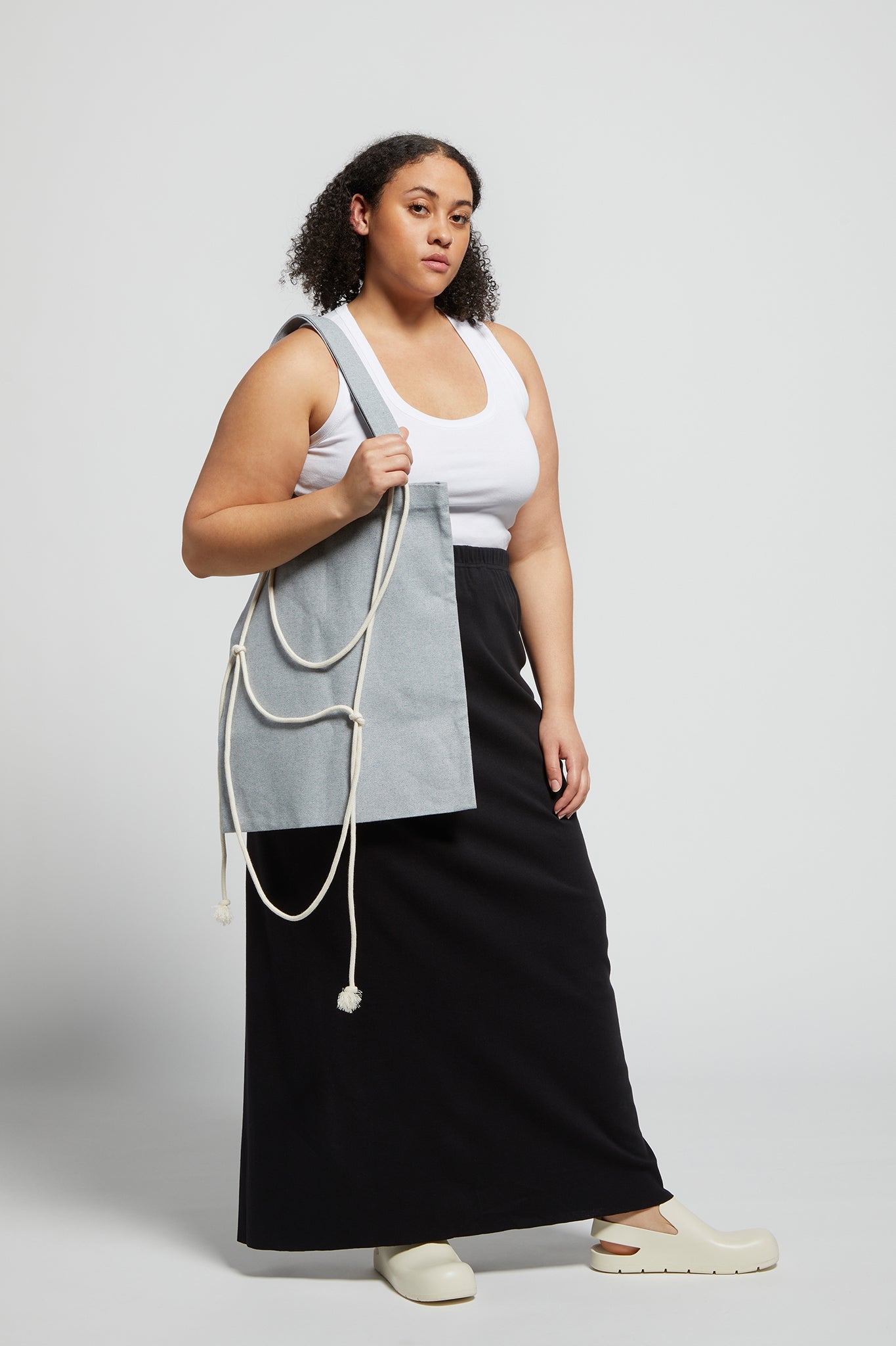 A.BCH A.51 Light Indigo R/Denim Free Form Tote