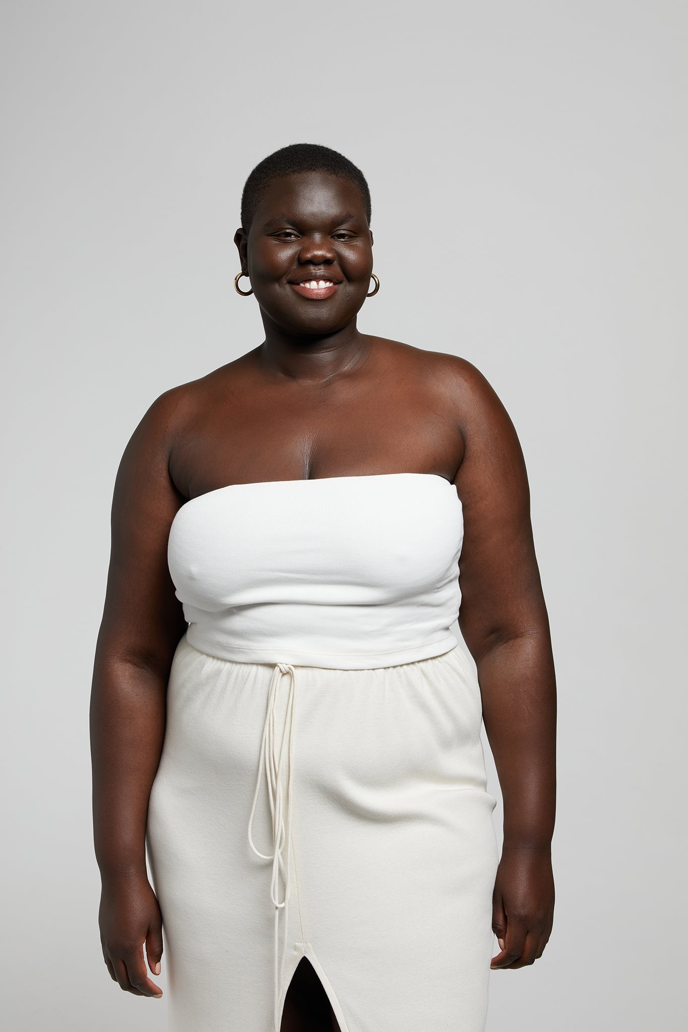 A.BCH A.55 Bone Tube Top in Organic Cotton