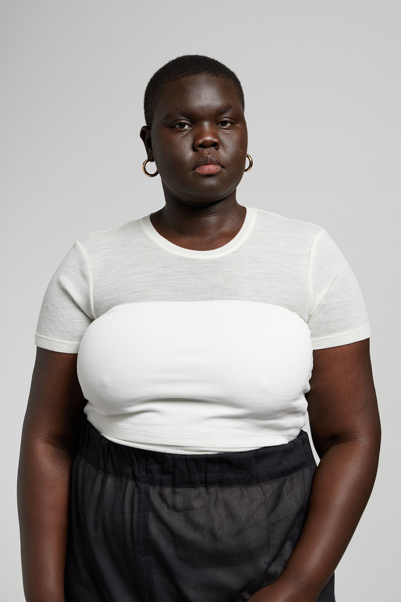 A.BCH A.55 Bone Tube Top in Organic Cotton
