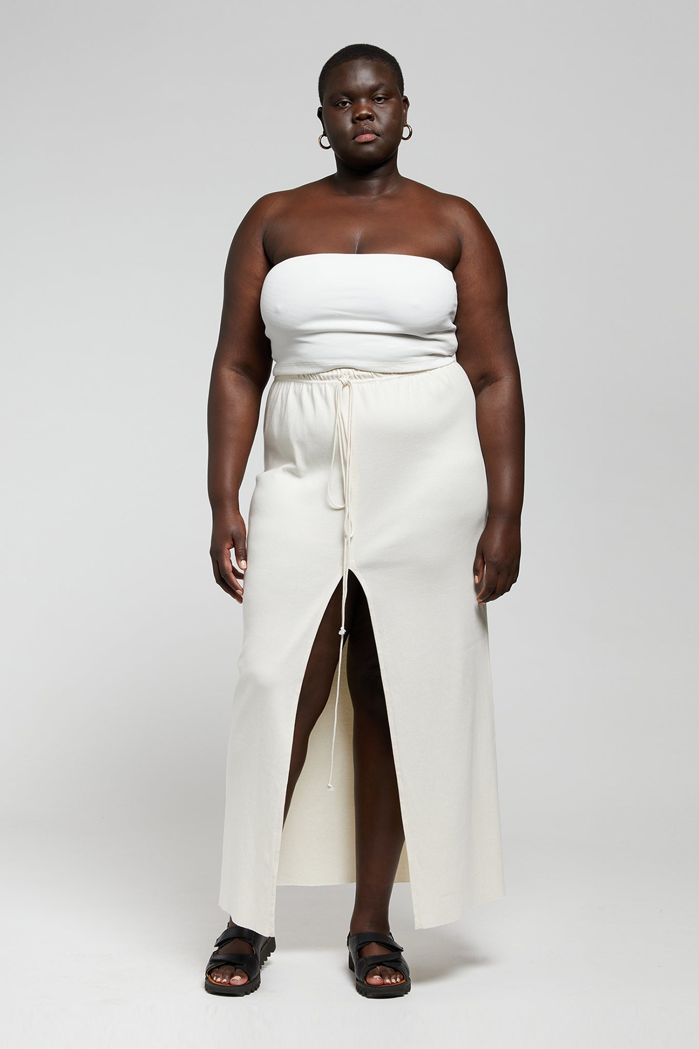 A.BCH A.55 Bone Tube Top in Organic Cotton