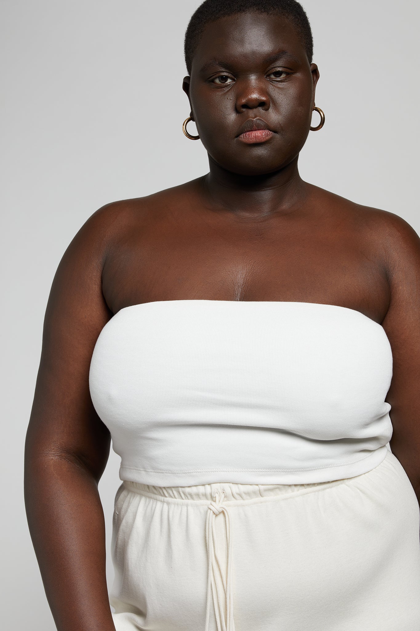 A.BCH A.55 Bone Tube Top in Organic Cotton
