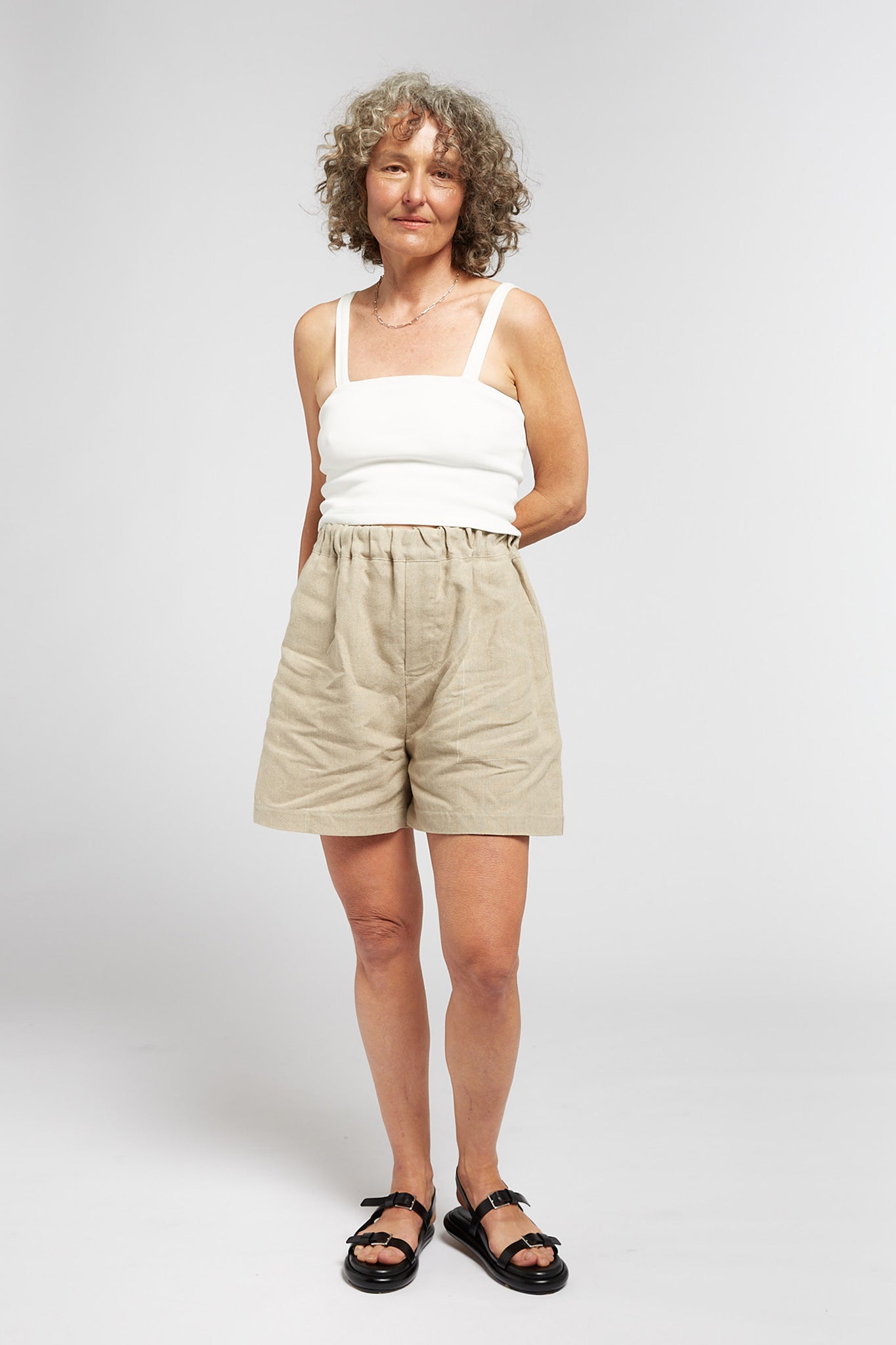 A.BCH A.55 Bone Tube Strap Top in Organic Cotton