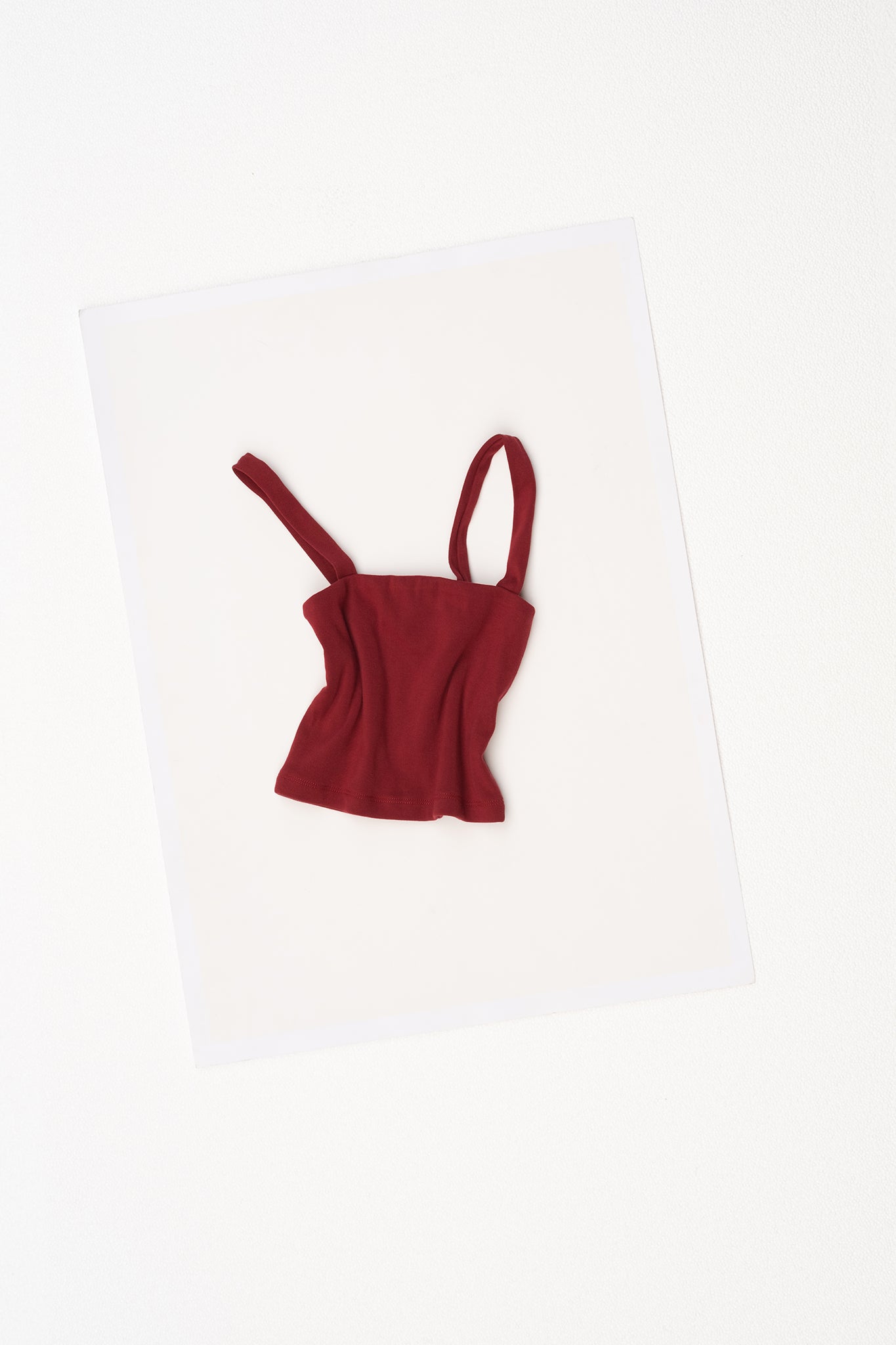 A.BCH A.55 Garnet Tube Strap Top in Organic Cotton