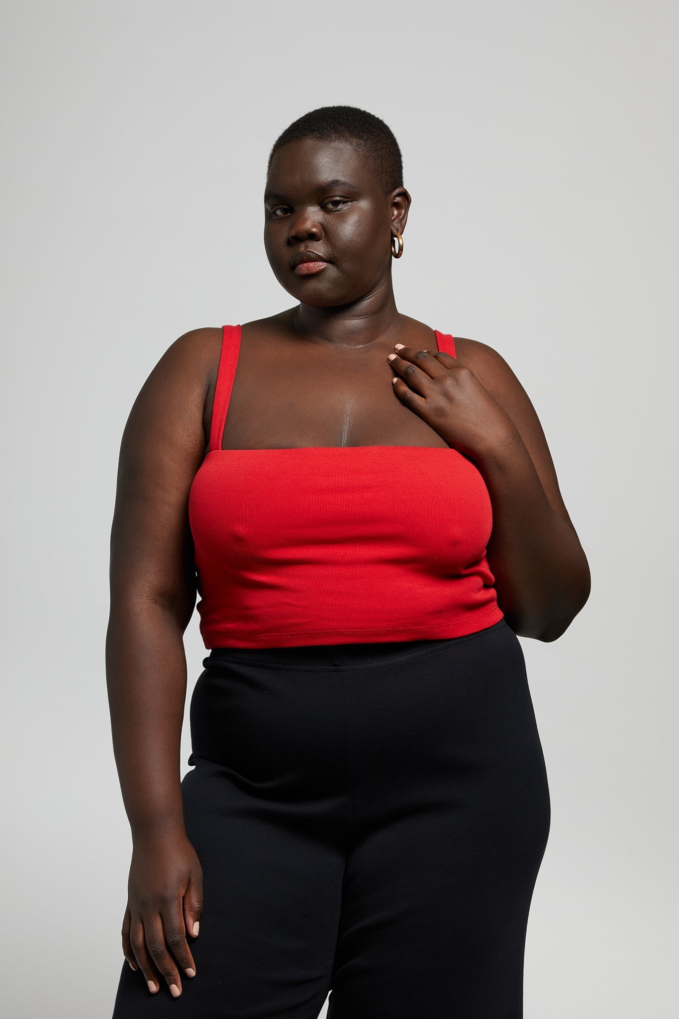 A.BCH A.55 Cherry Tube Strap Top in Organic Cotton