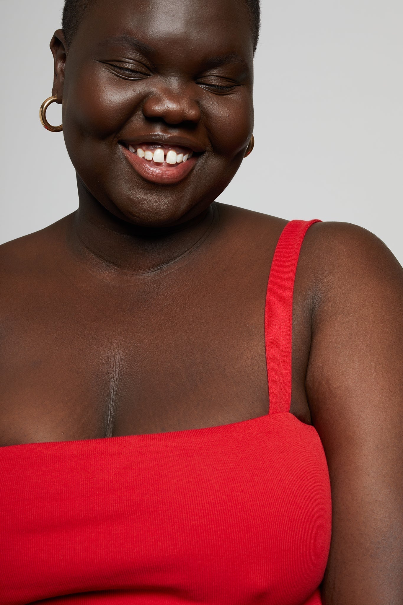 A.BCH A.55 Cherry Tube Strap Top in Organic Cotton